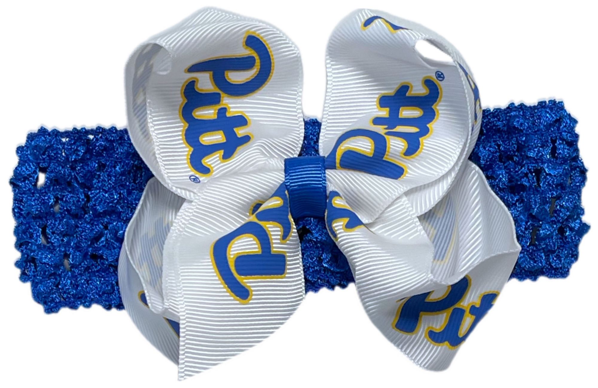 USA Bows Pittsburgh Panthers Crochet Headband