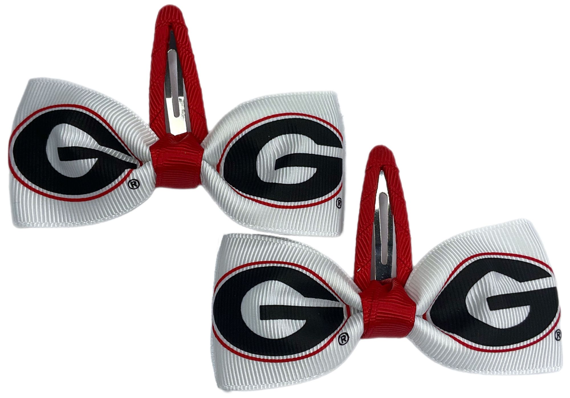 USA Bows Georgia Bulldogs Clippies Set