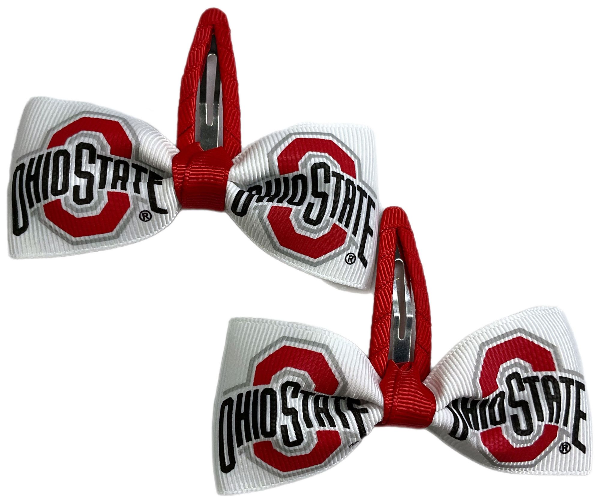 USA Bows Ohio State Buckeyes Clippies Set