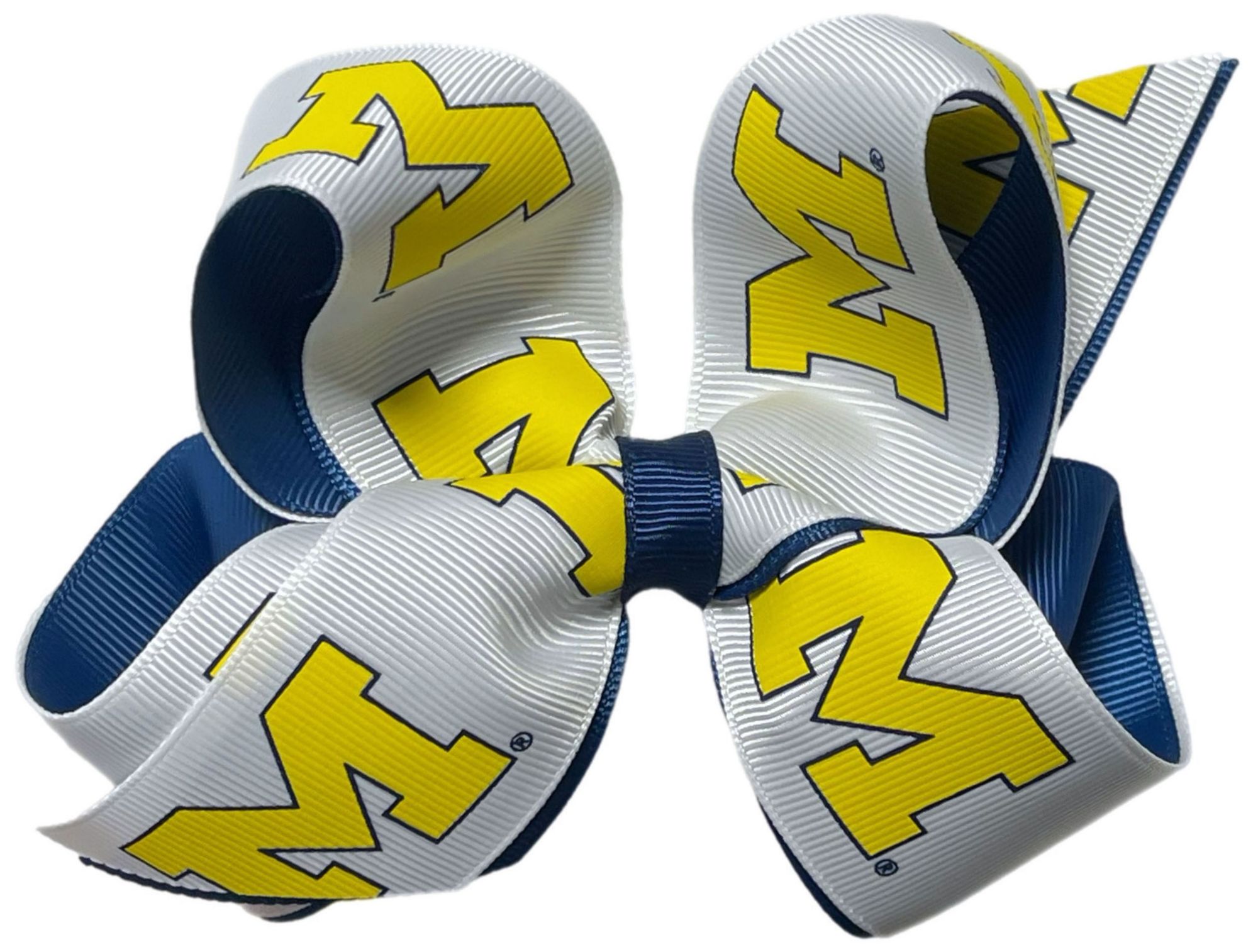 USA Bows Michigan Wolverines Two Tone Bow