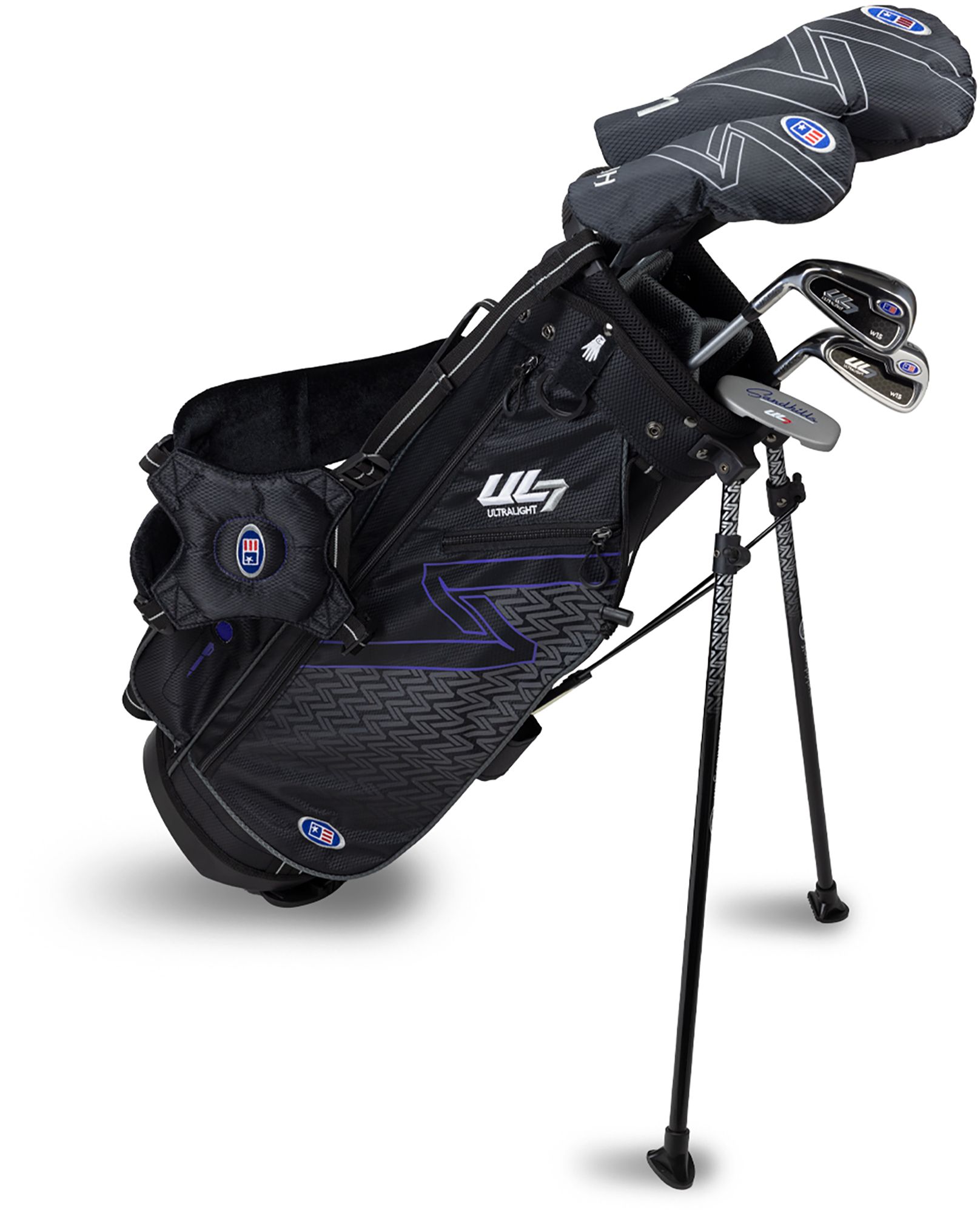 U.S. Kid's Golf UL7-54 5 Club Stand Set