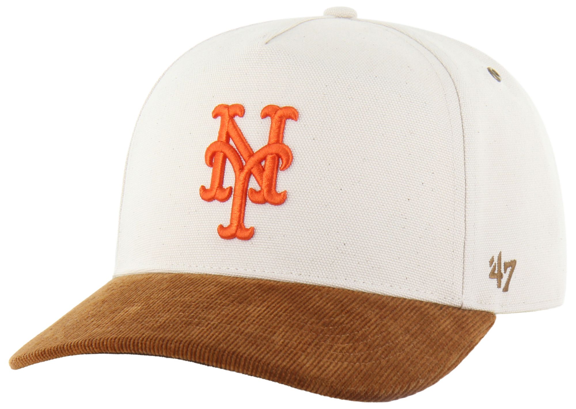 Carhartt x '47 Adult New York Mets Cream Undyed Hitch Adjustable Hat