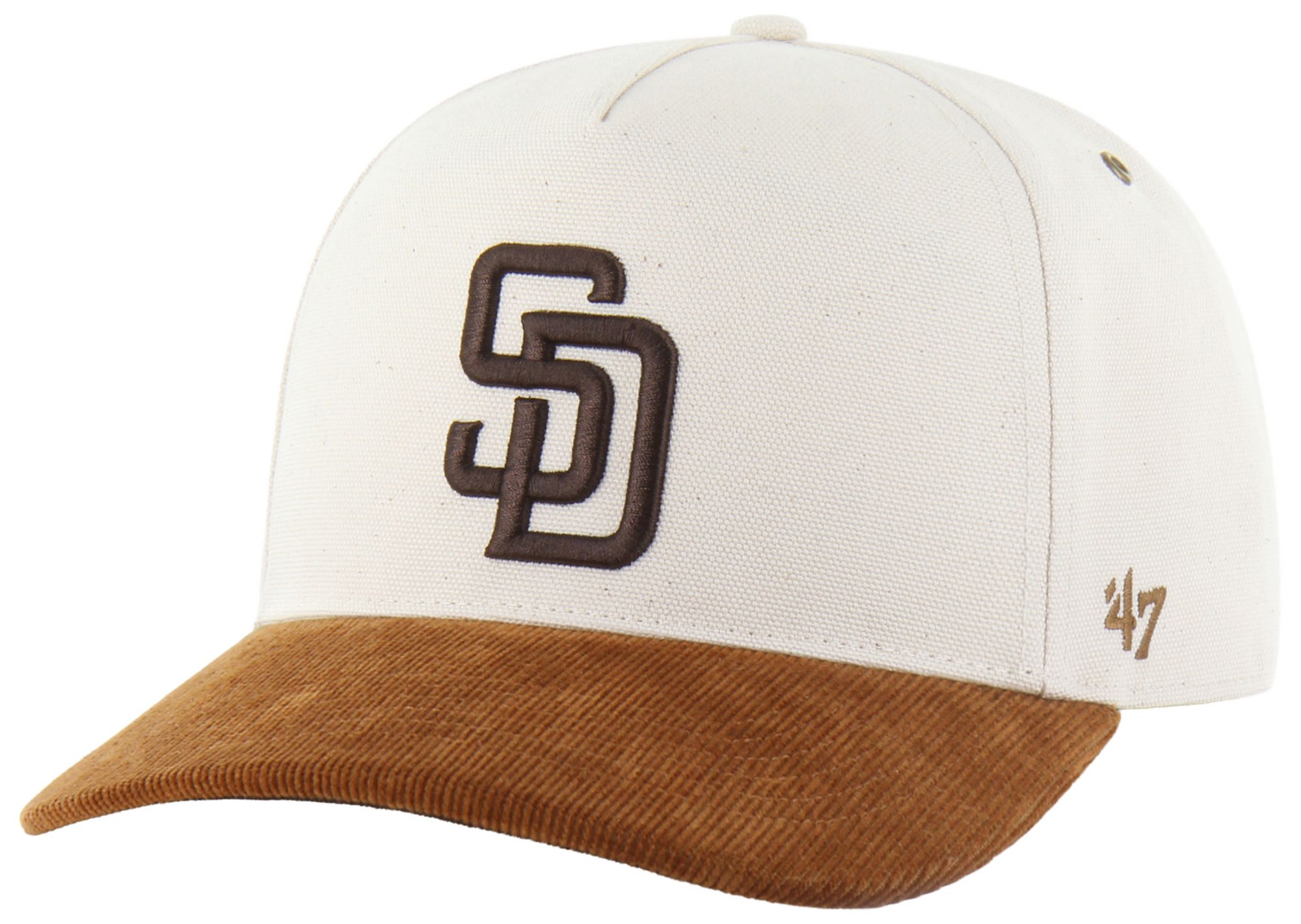 Carhartt x '47 Adult San Diego Padres Cream Undyed Hitch Adjustable Hat