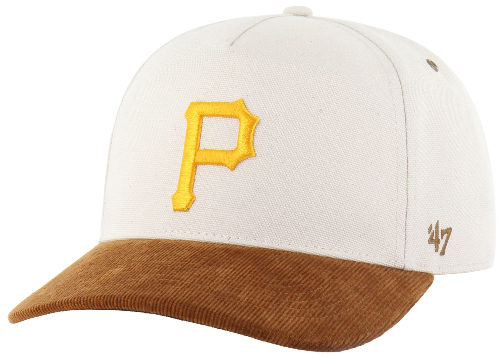 Carhartt x '47 Adult Pittsburgh Pirates Cream Undyed Hitch Adjustable Hat