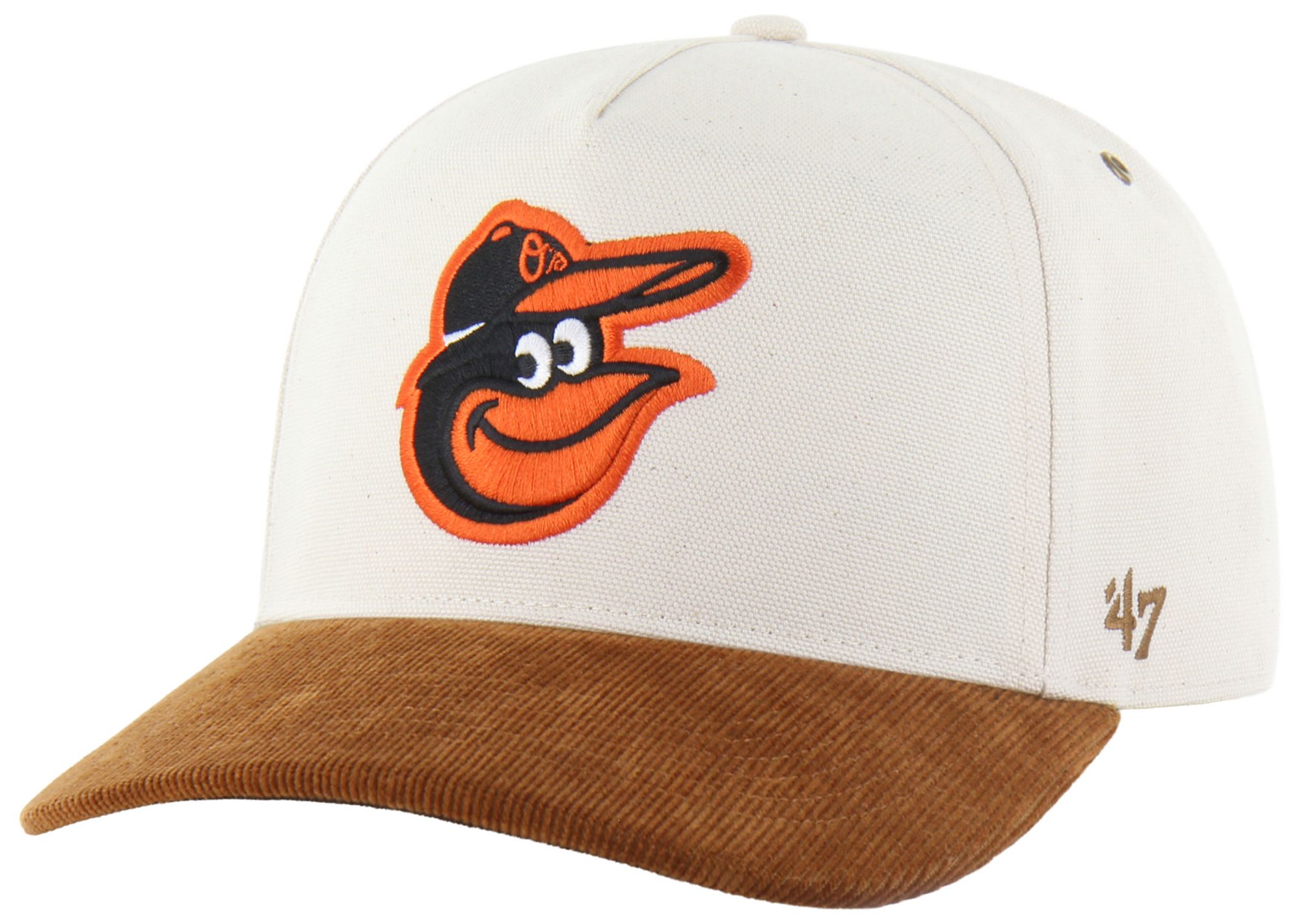 Carhartt x '47 Adult Baltimore Orioles Cream Undyed Hitch Adjustable Hat