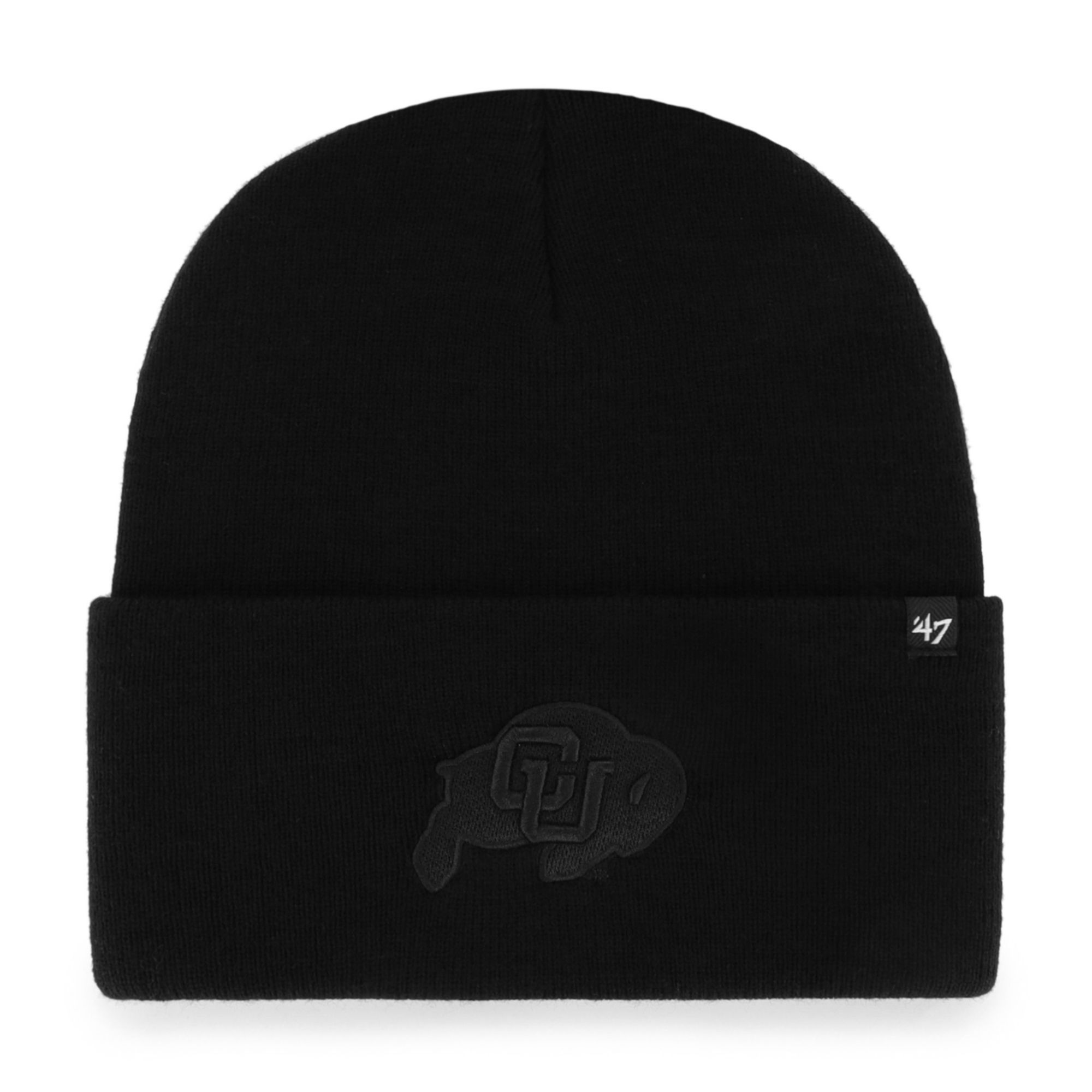 Carhartt x '47 Colorado Buffaloes Black Cuffed Knit Beanie
