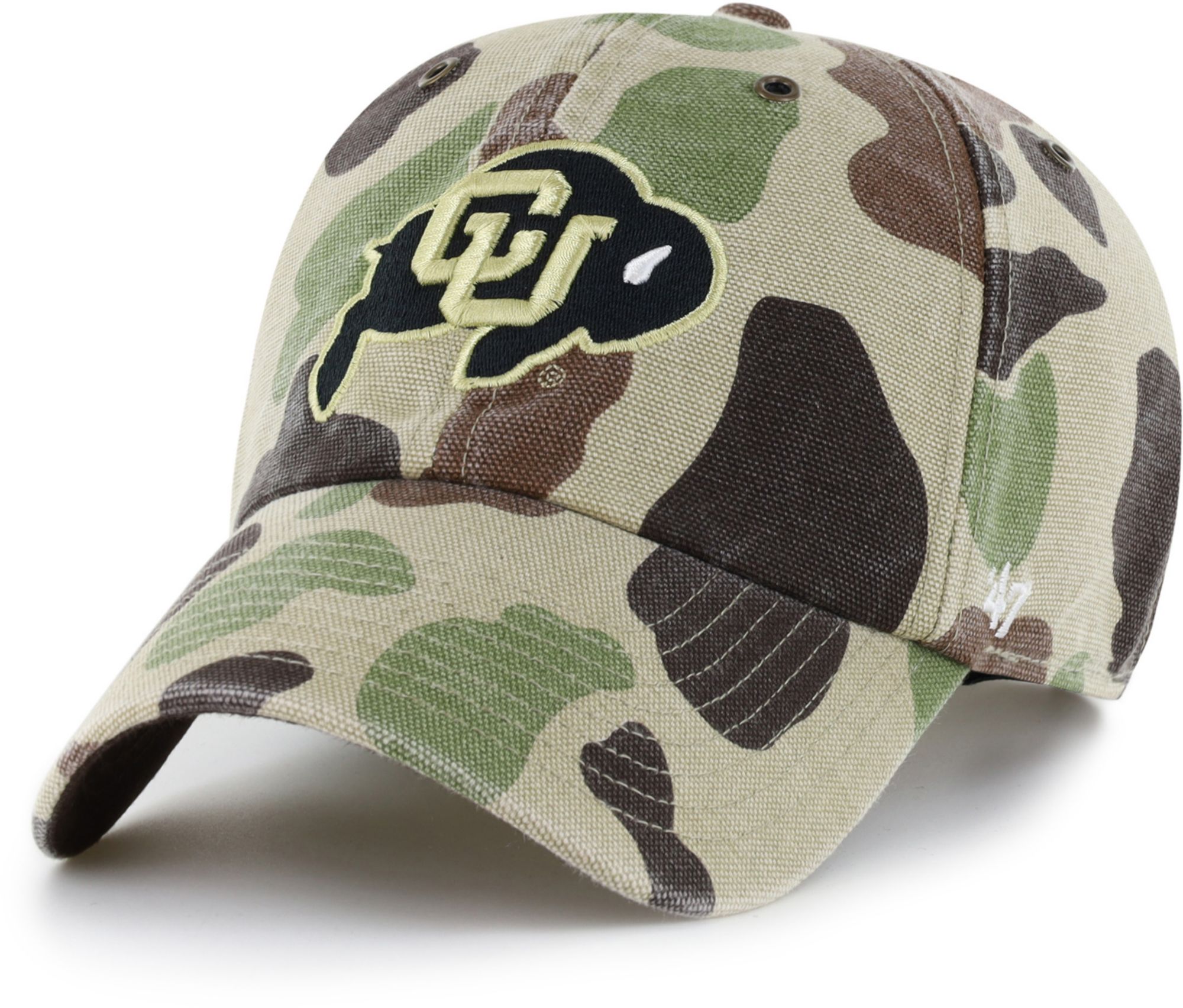 Carhartt x '47 Adult Colorado Buffaloes Duck Camo Clean Up Adjustable Hat