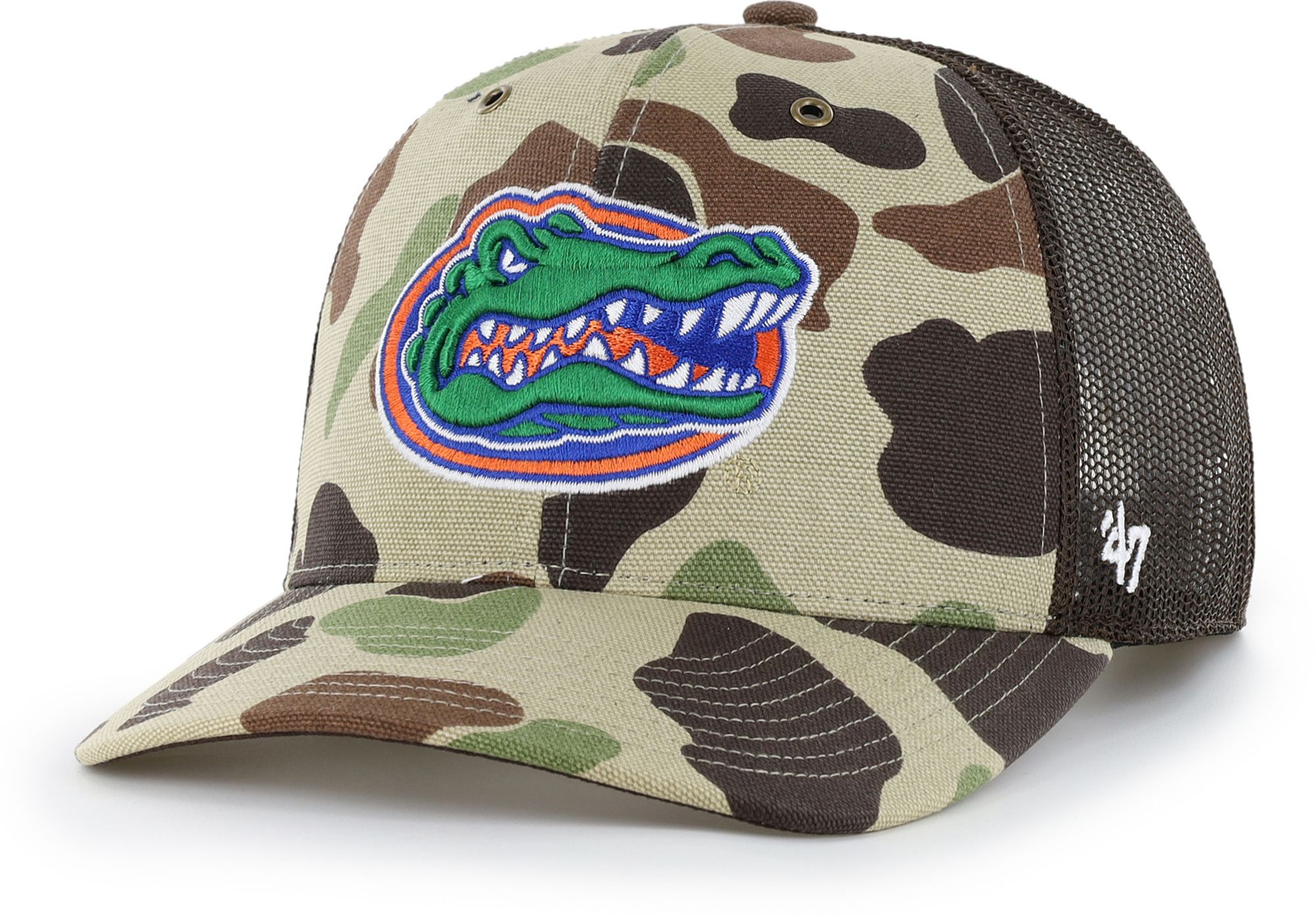 Carhartt x '47 Adult Florida Gators Duck Camo Adjustable Trucker Hat