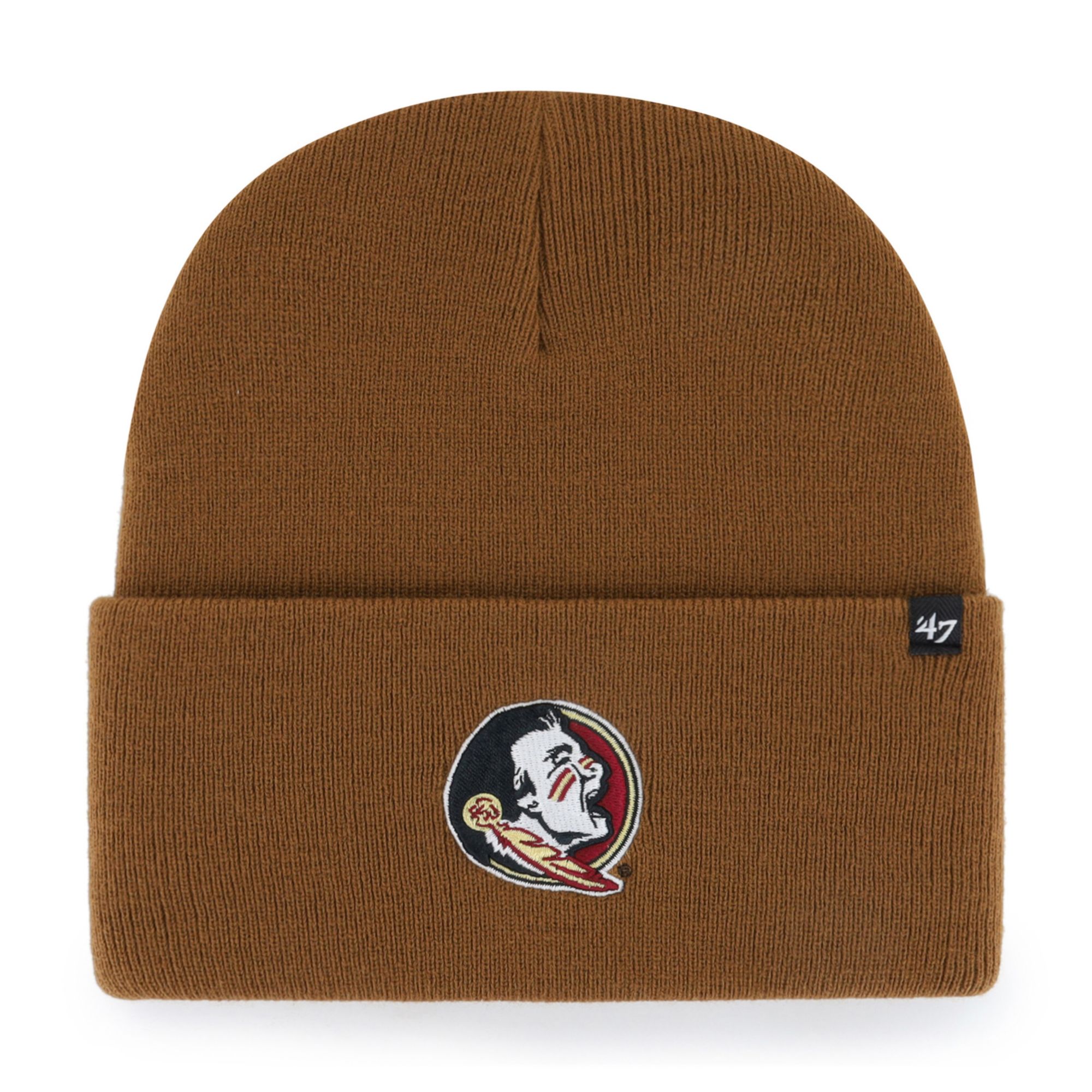 Carhartt x '47 Florida State Seminoles Brown Cuffed Knit Beanie
