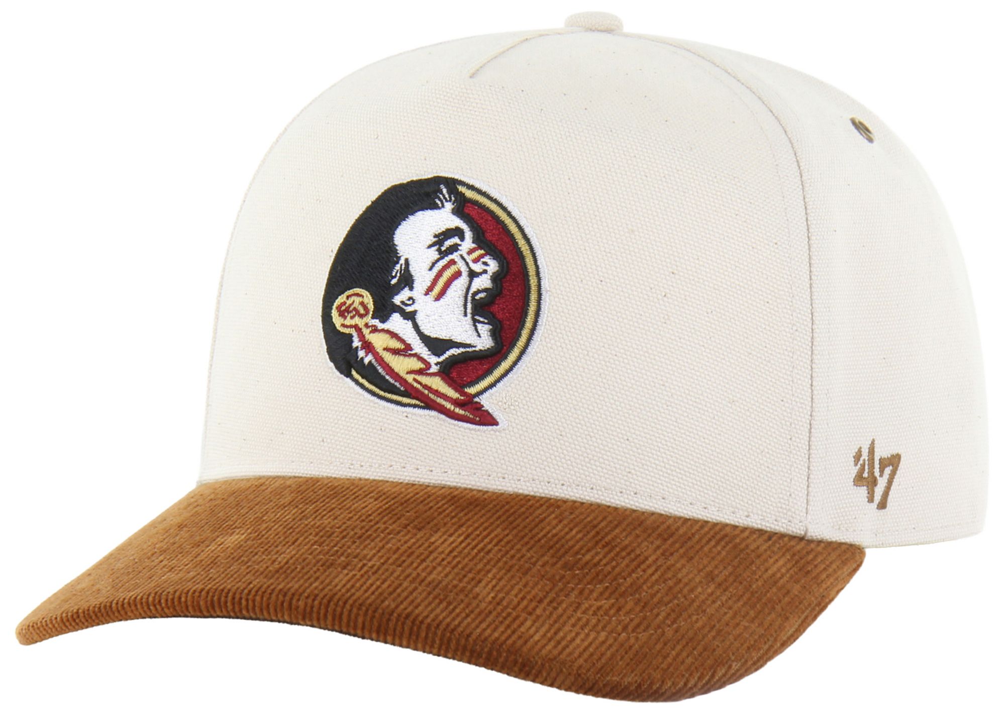 Carhartt x '47 Adult Florida State Seminoles Natural Undyed Hitch Adjustable Hat