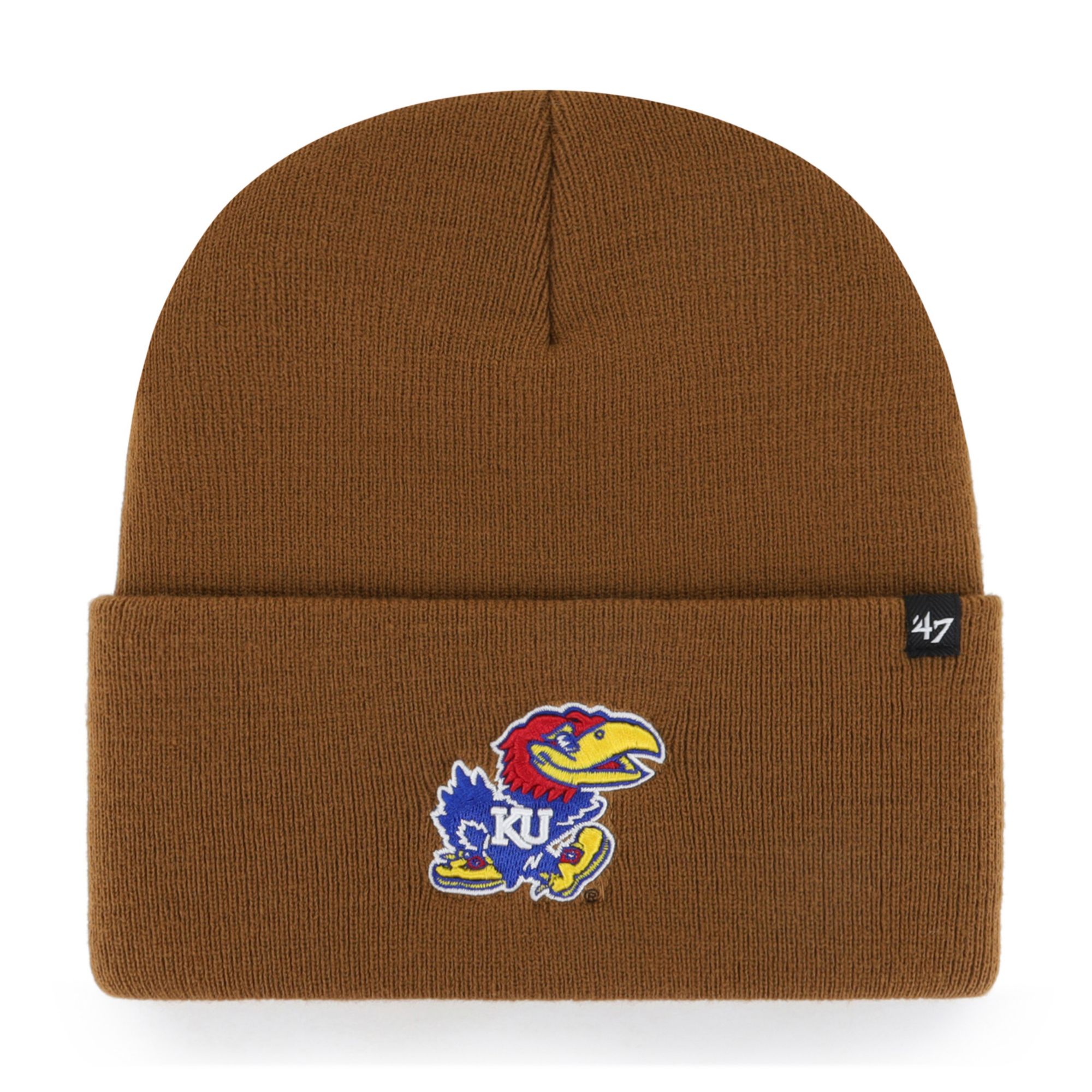Carhartt x '47 Kansas Jayhawks Brown Cuffed Knit Beanie