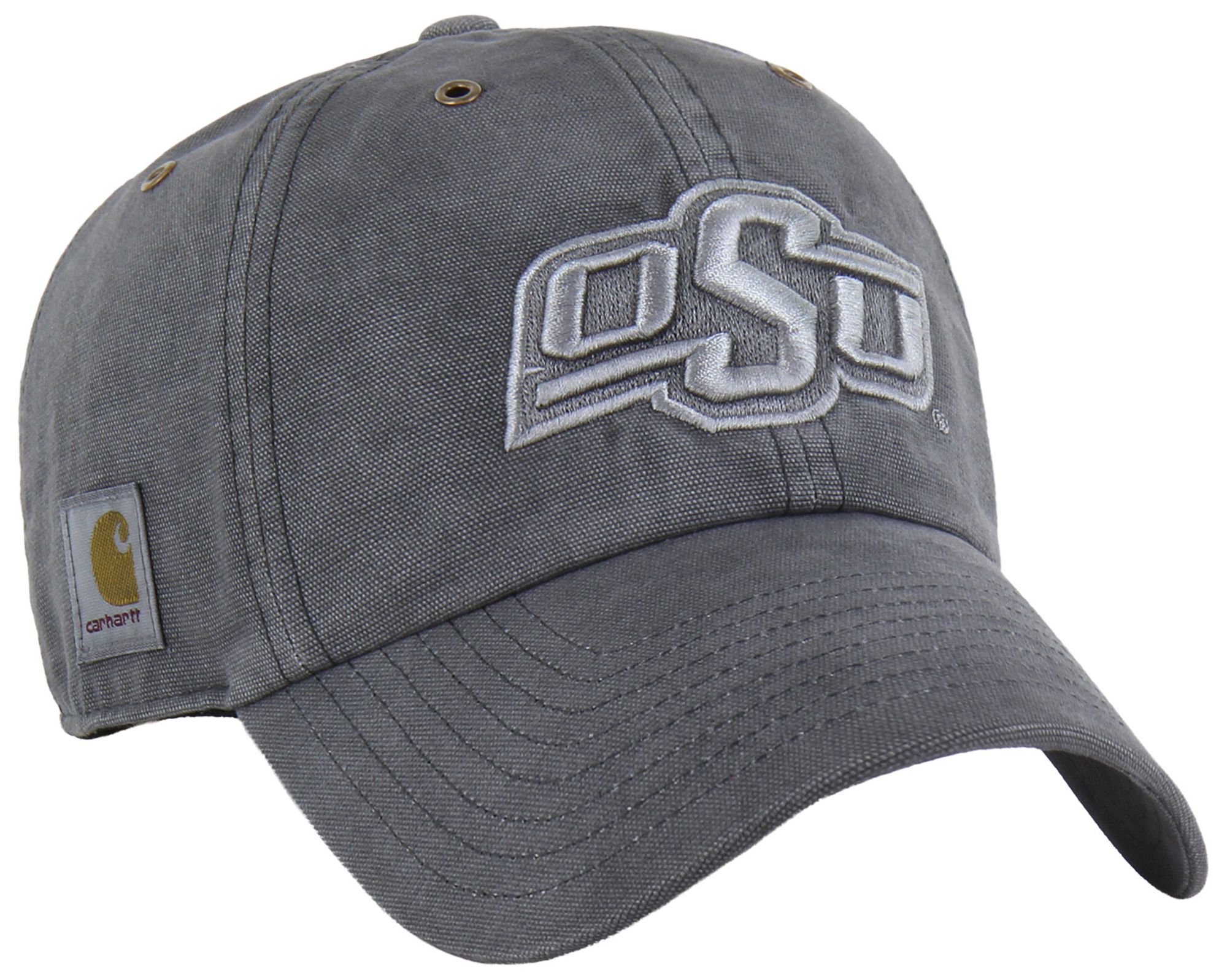 Carhartt x 47 Adult Oklahoma State Cowboys Shadow Garment Dyed Clean Up Adjustable Hat