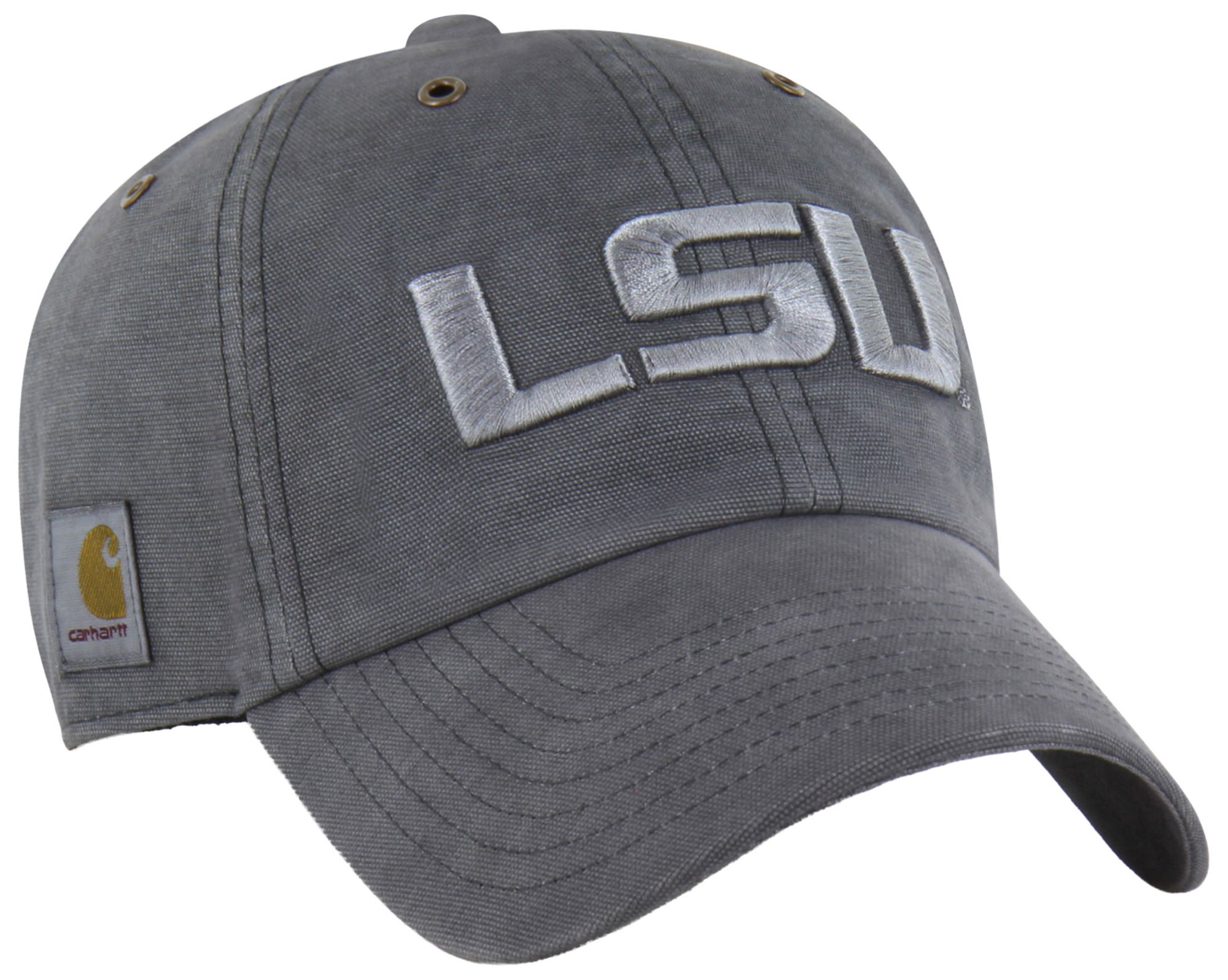 Carhartt x 47 Adult LSU Tigers Shadow Garment Dyed Clean Up Adjustable Hat