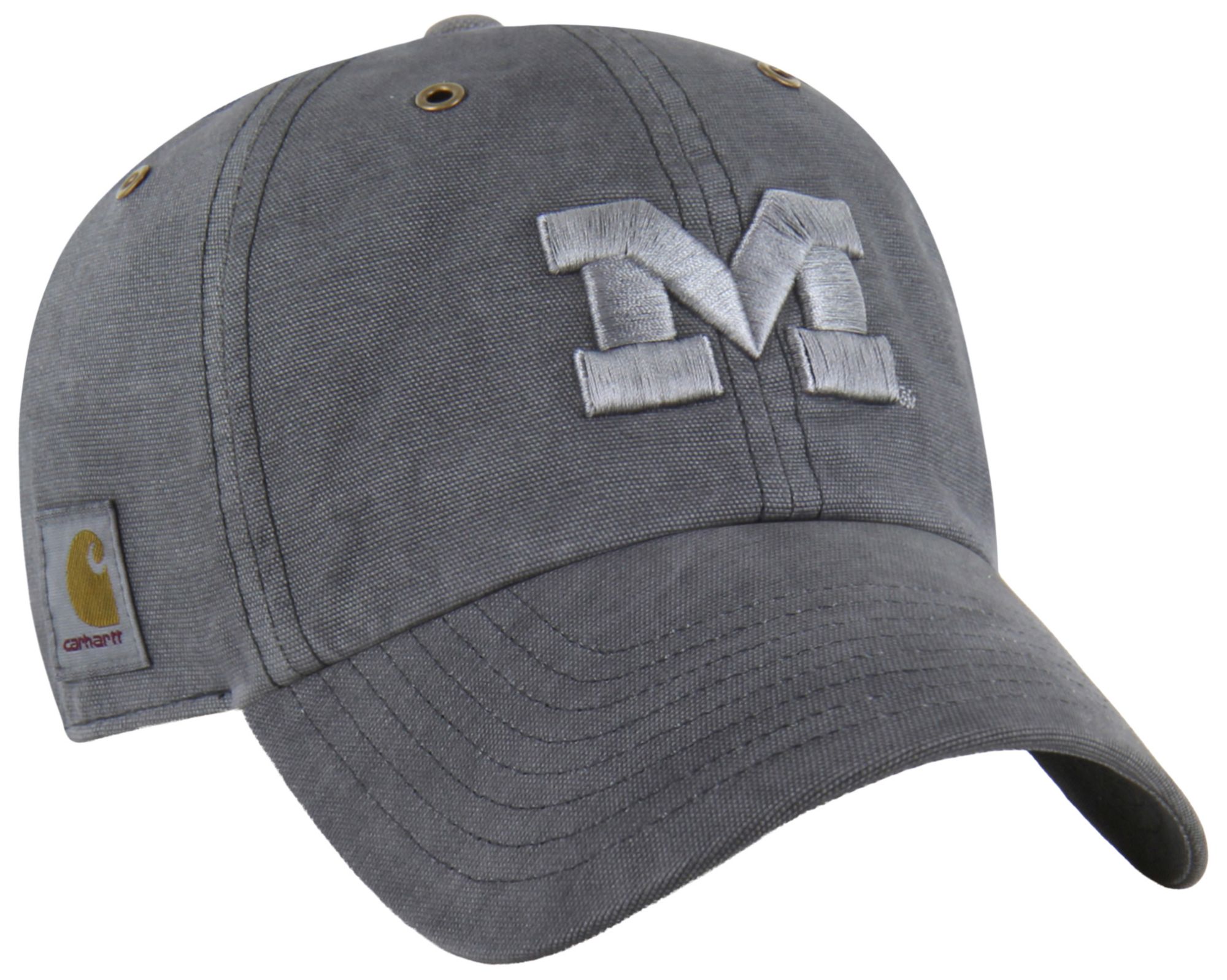 Carhartt x 47 Adult Michigan Wolverines Shadow Garment Dyed Clean Up Adjustable Hat
