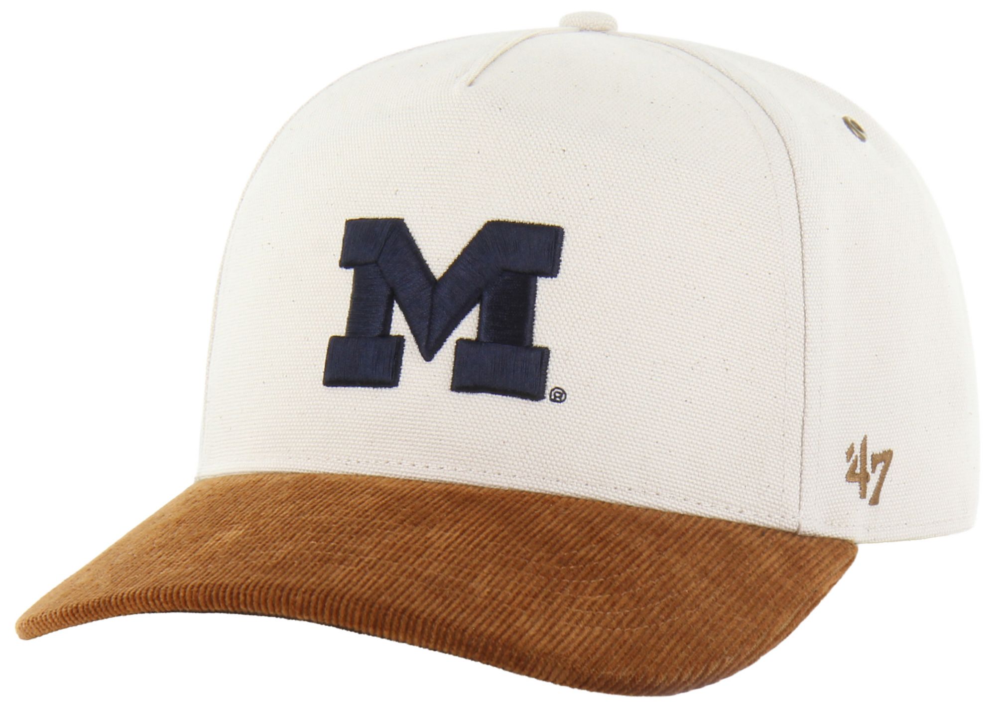 Carhartt x '47 Adult Michigan Wolverines Natural Undyed Hitch Adjustable Hat