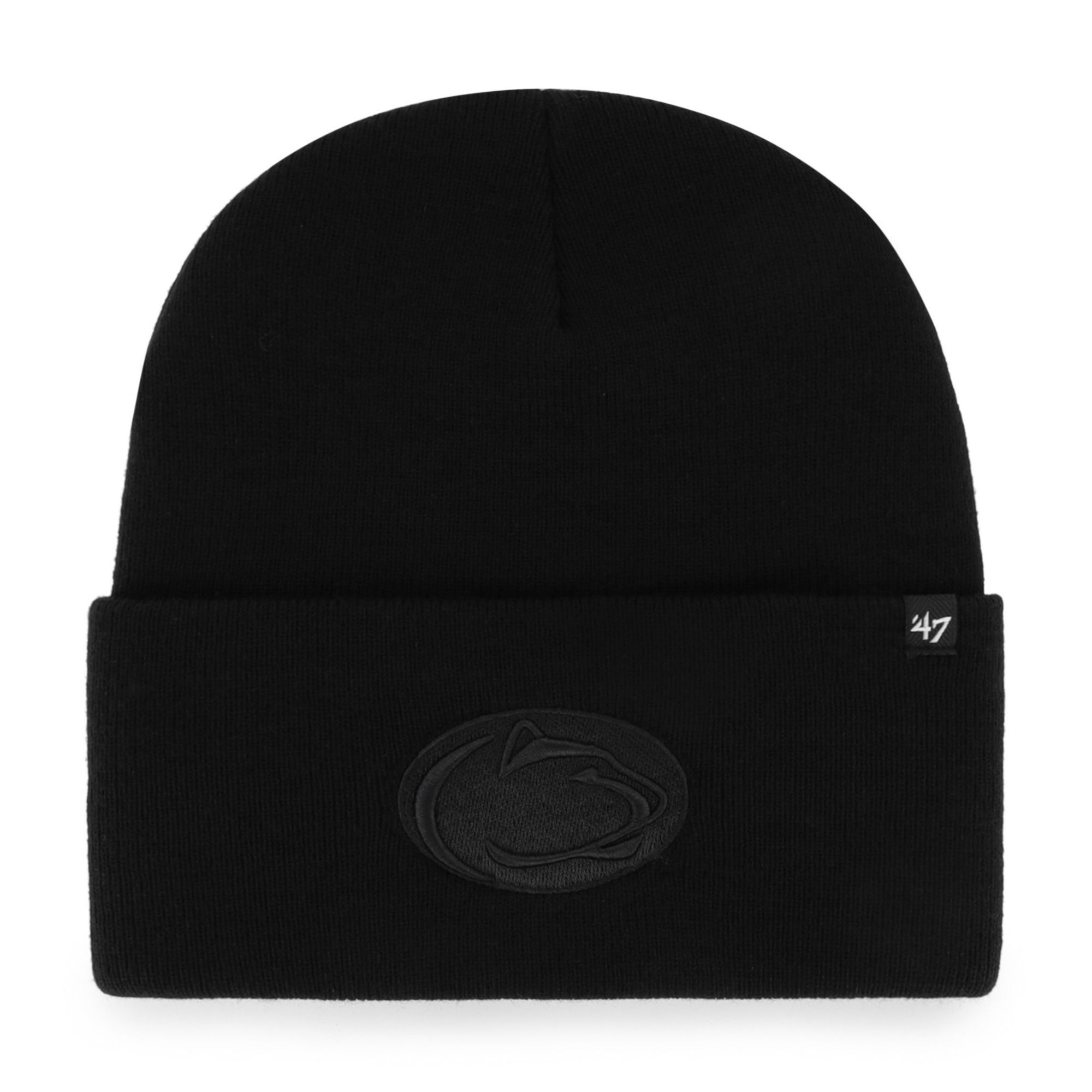Carhartt x '47 Penn State Nittany Lions Black Cuffed Knit Beanie