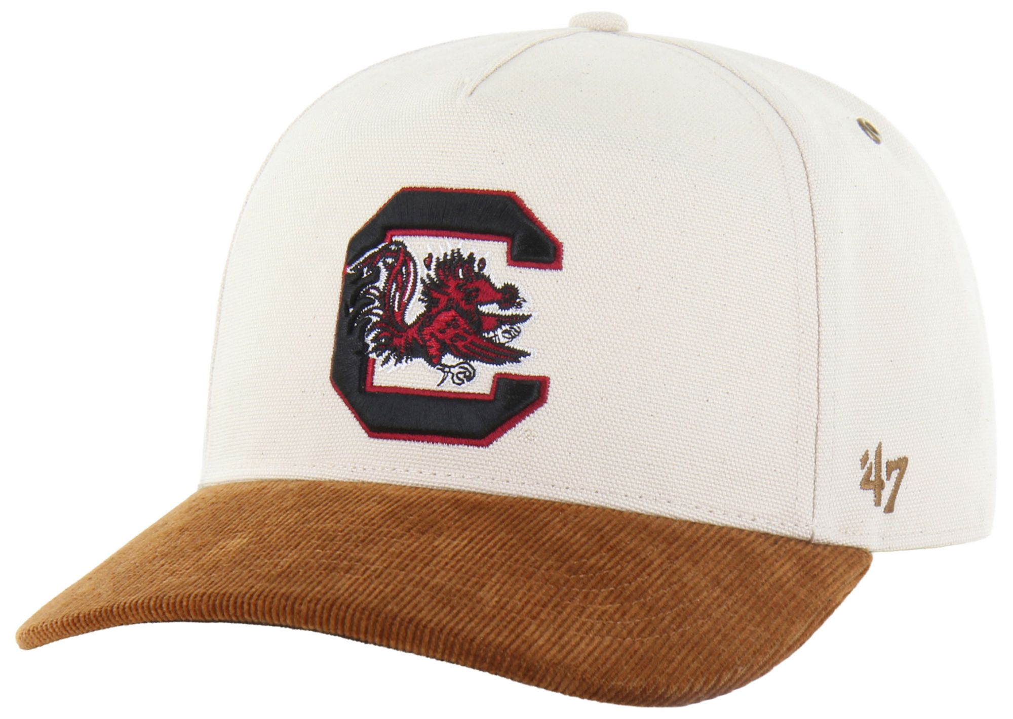 Carhartt x '47 Adult South Carolina Gamecocks Natural Undyed Hitch Adjustable Hat