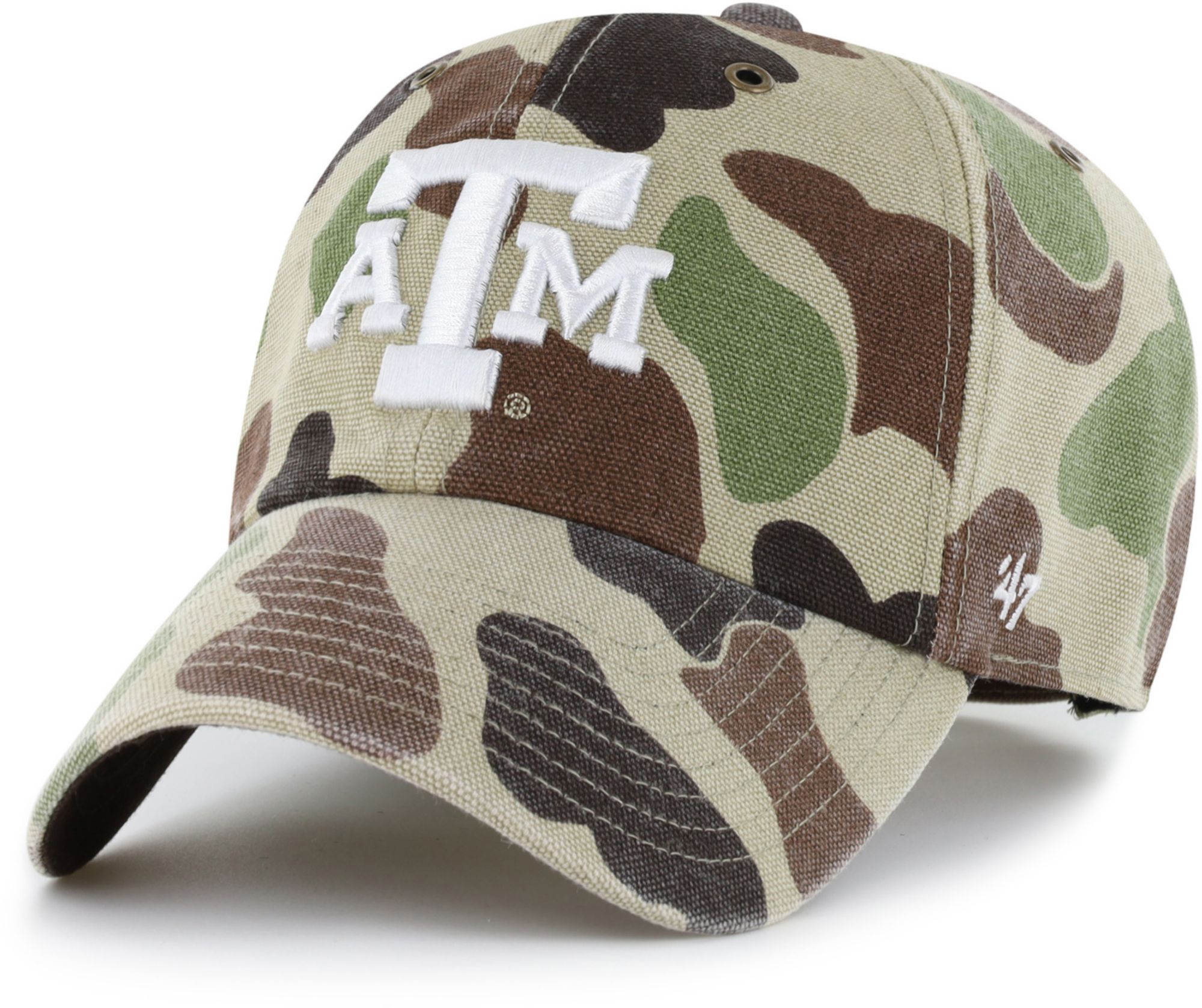 Carhartt x '47 Adult Texas A&amp;M Aggies Duck Camo Clean Up Adjustable Hat