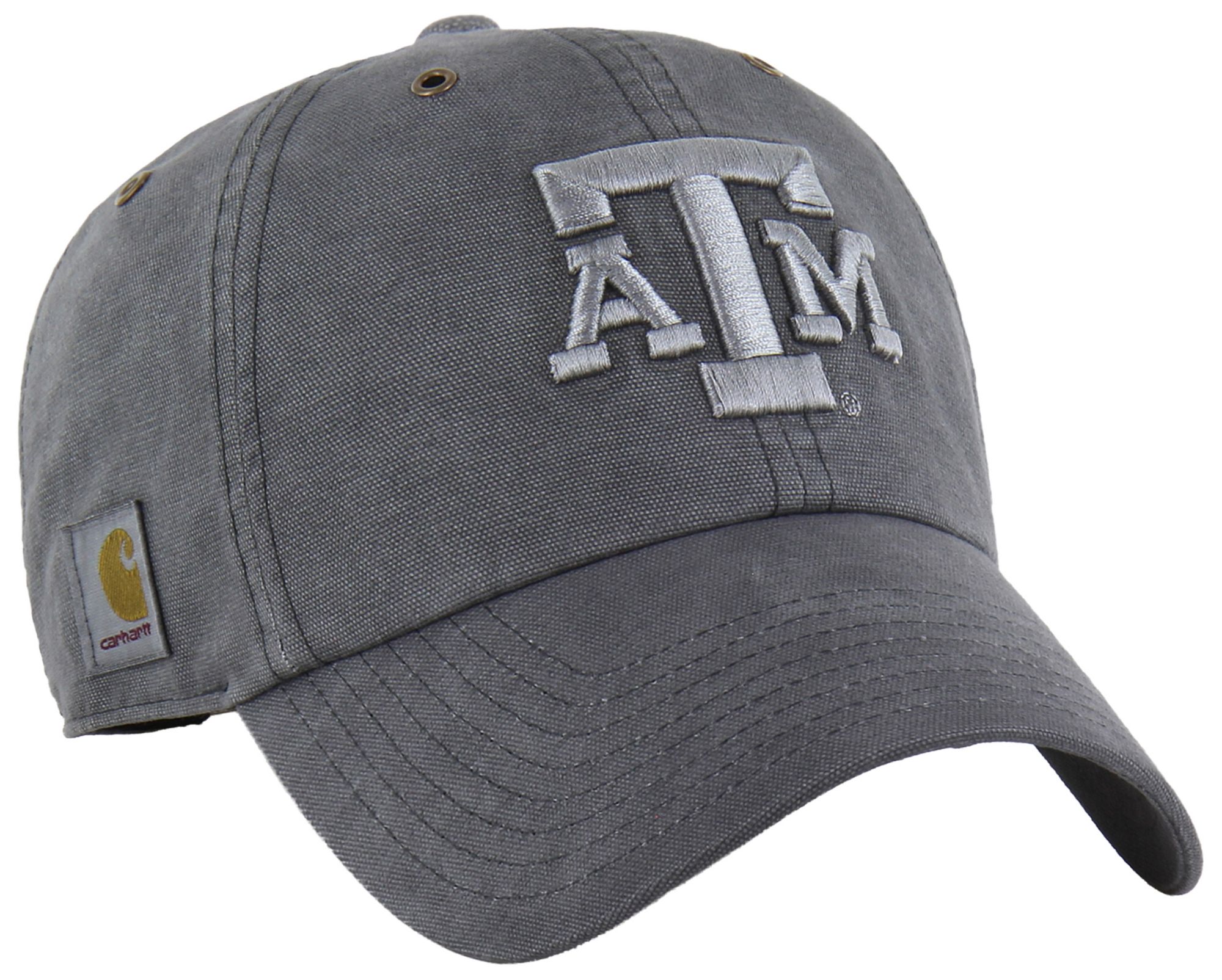 Carhartt x '47 Adult Texas A&M Aggies Charcoal Dyed Clean Up Adjustable Hat
