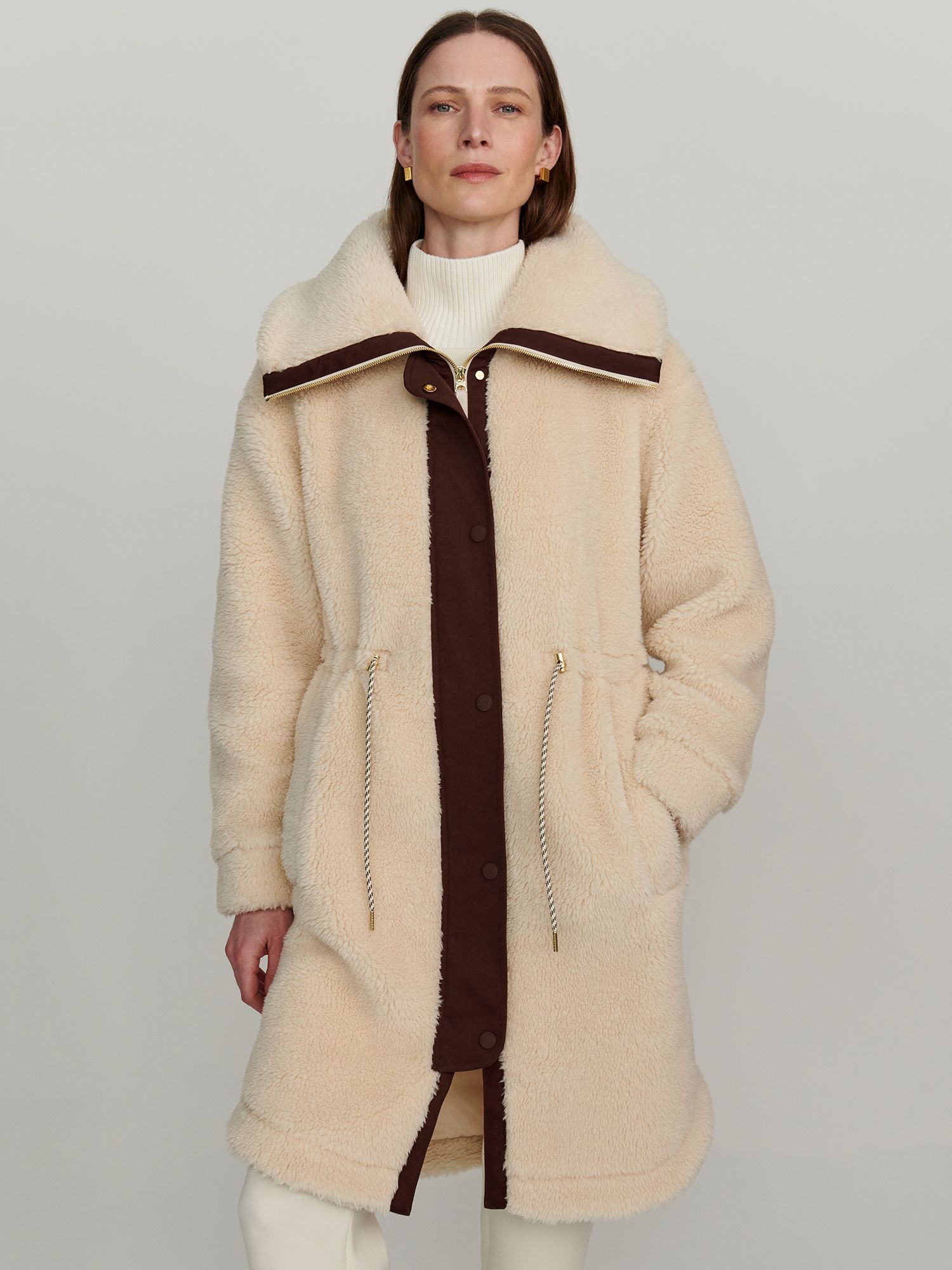 Varley Women's Jeremy Long Sherpa Coat Jacket