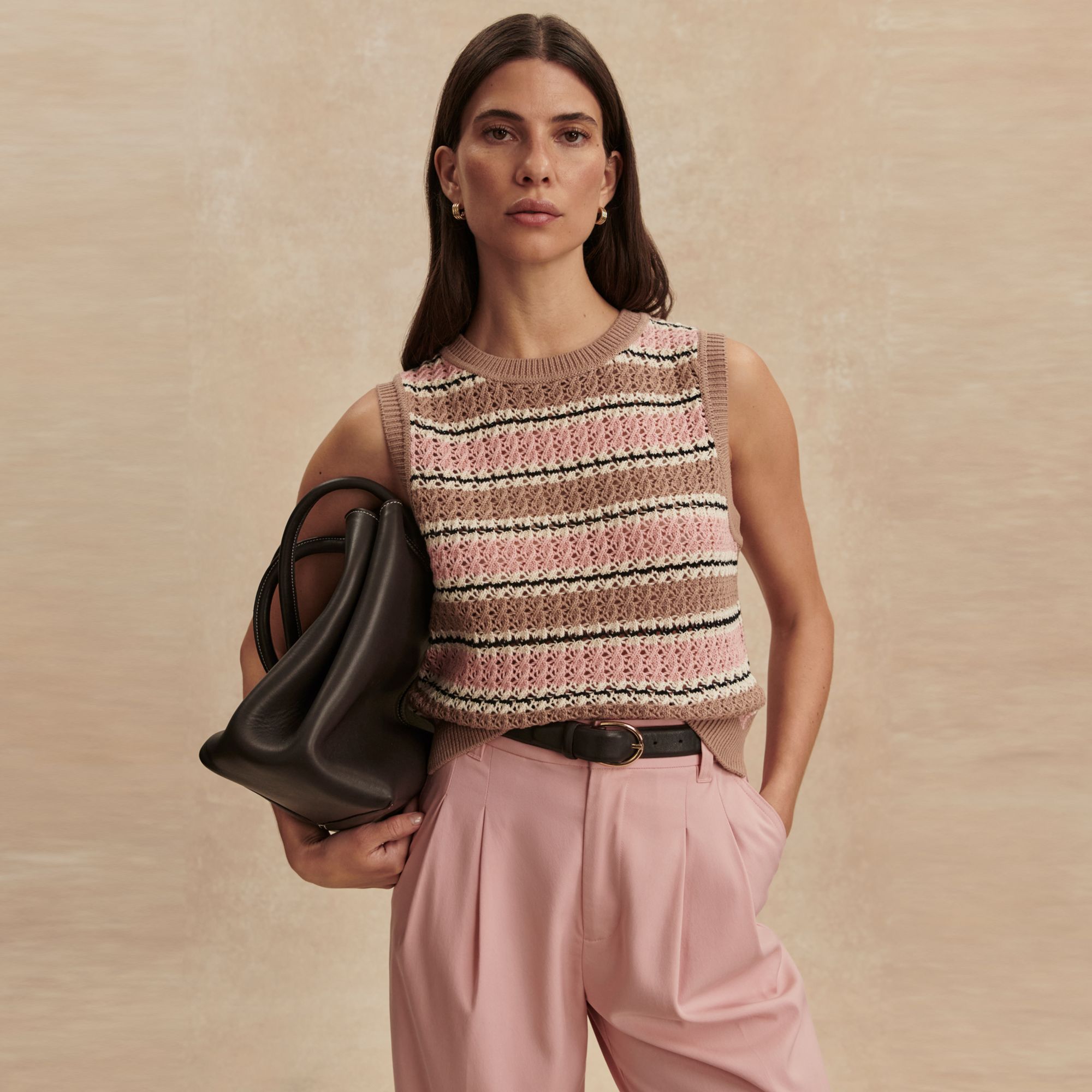 Varley Women's Deeley Stripe Stitch Tank