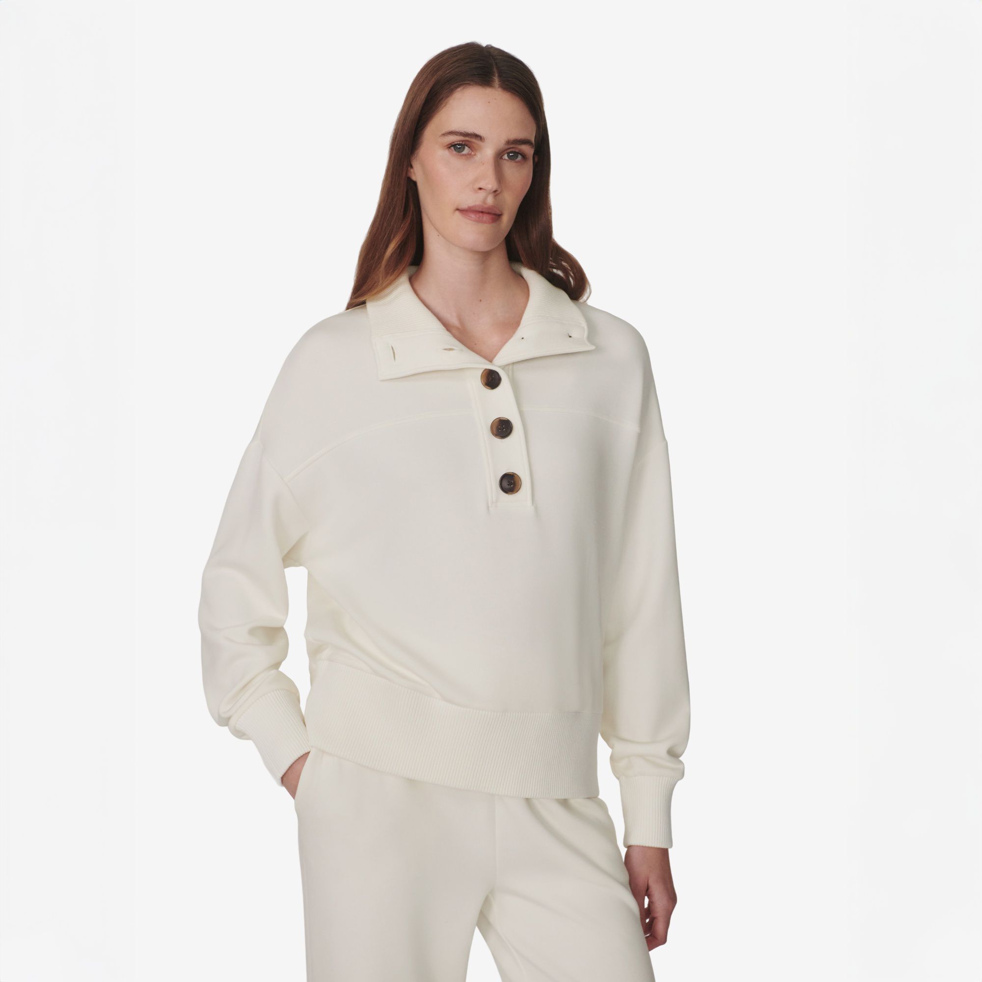 Varley Women's Bronya Button Sweatshirt