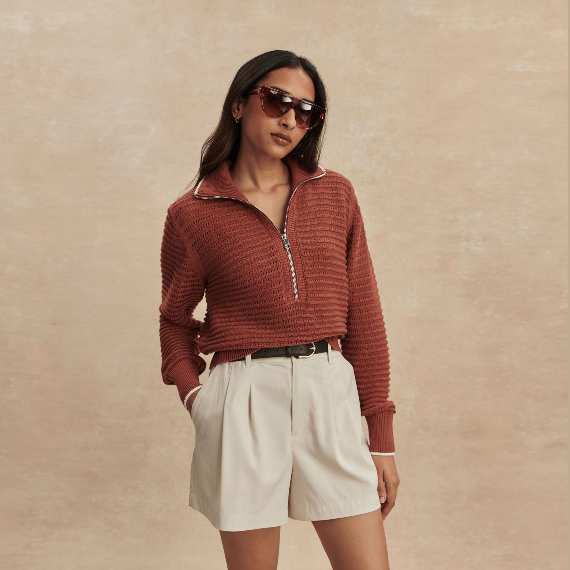 Varley Women's Morwenna 1/2-Zip Knit