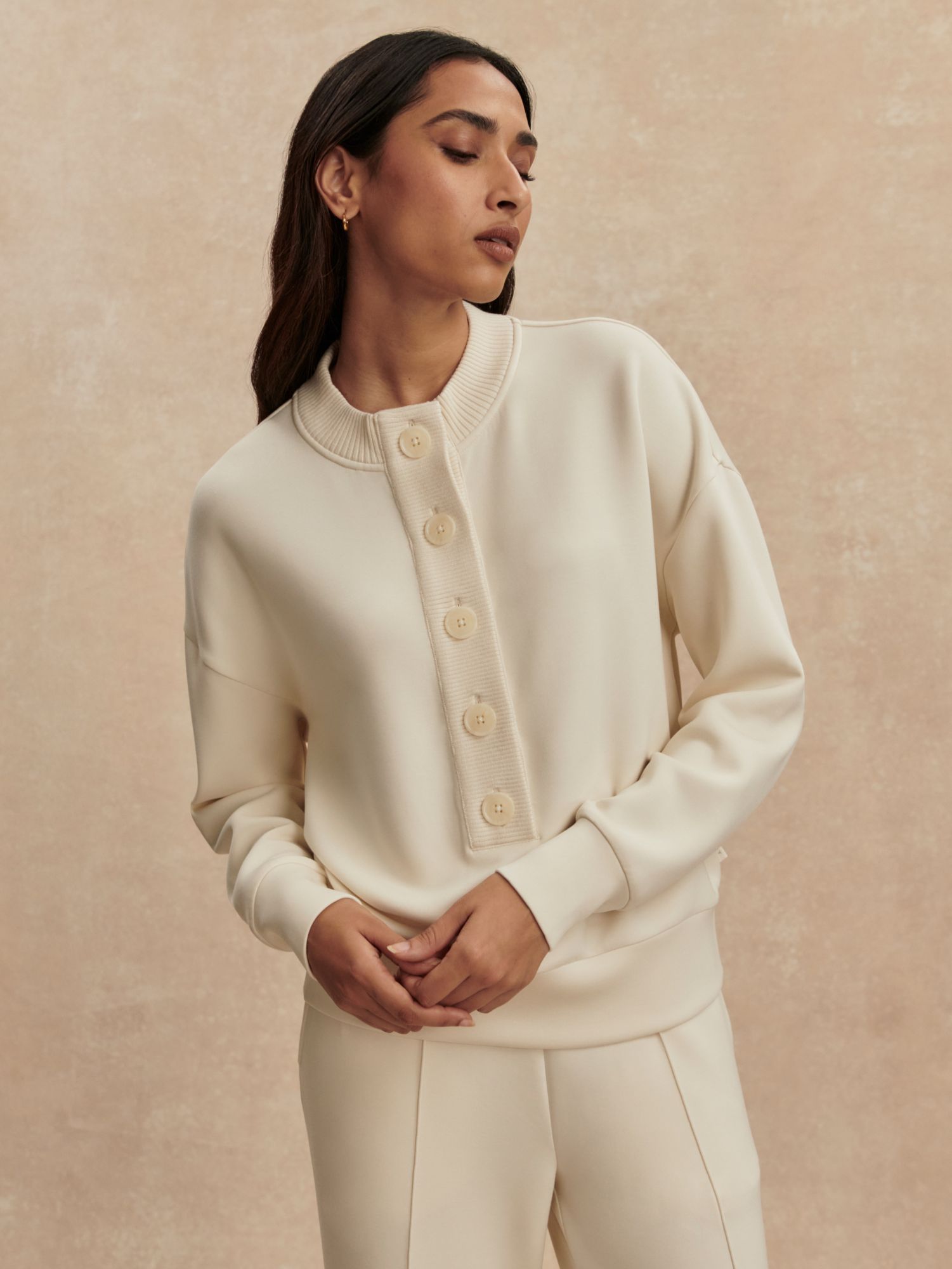 Varley Women's Reena Button Front Sweatshirt