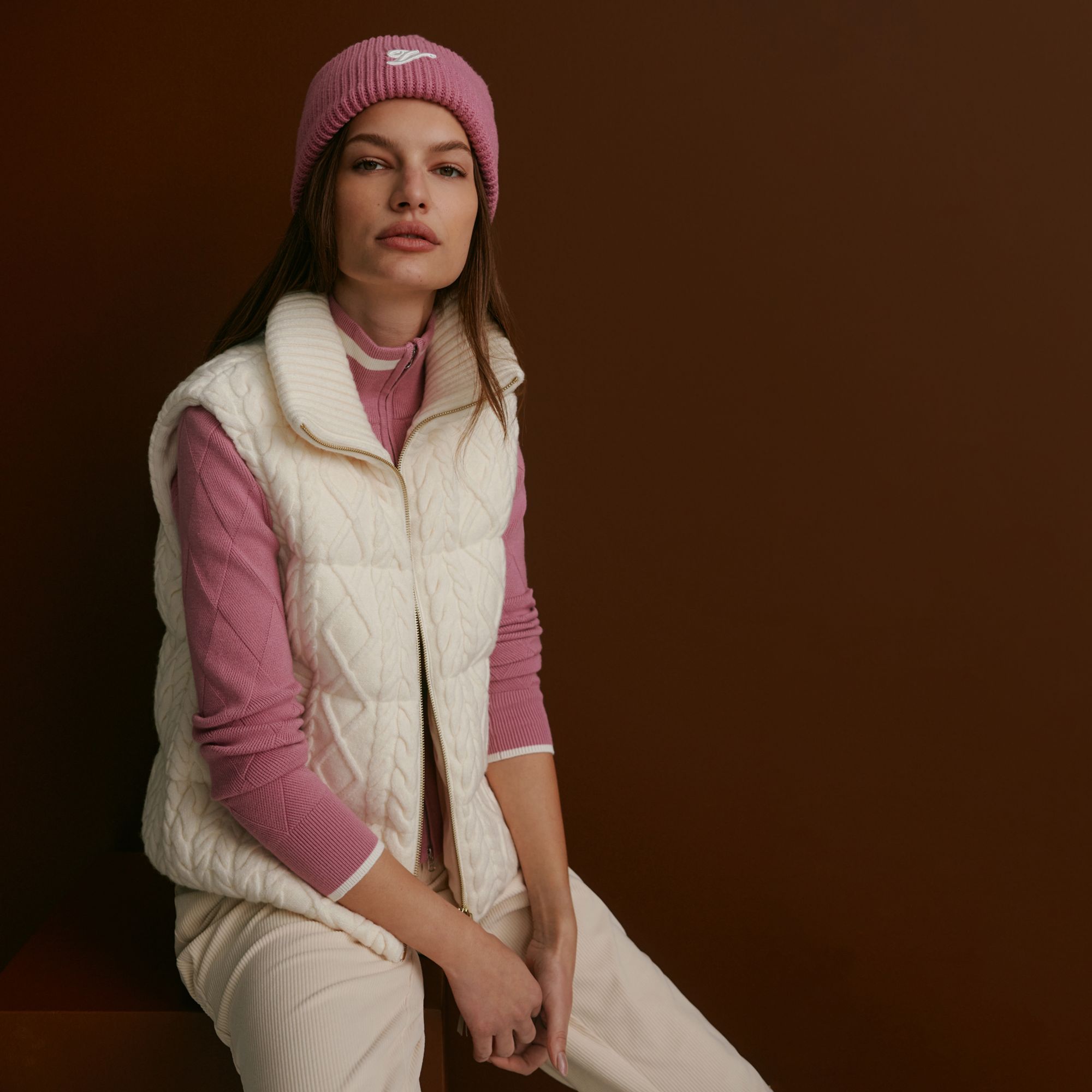 Varley Women's Irina Cable Knit Gilet