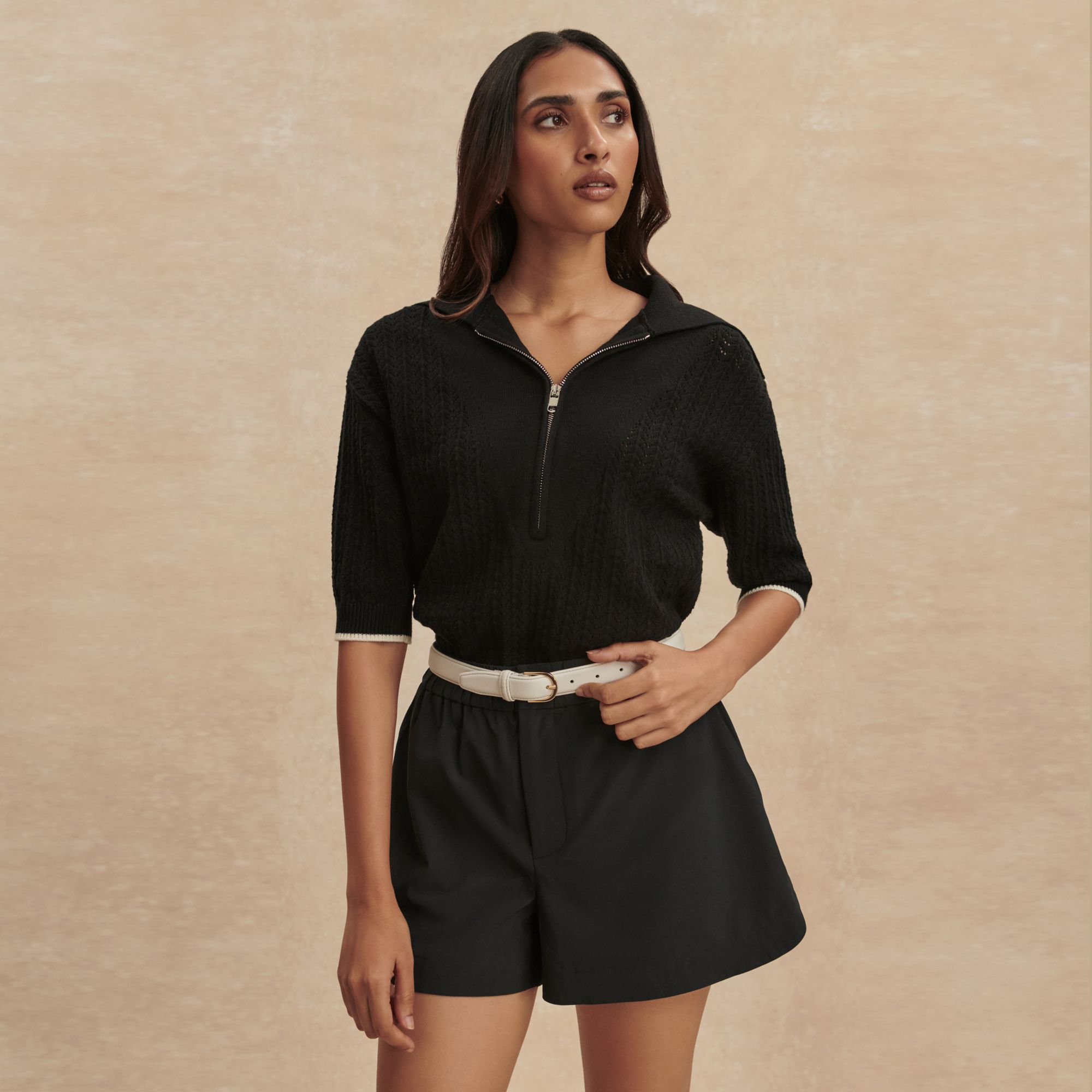 Varley Women's Arney 1/2-Zip Knit Polo