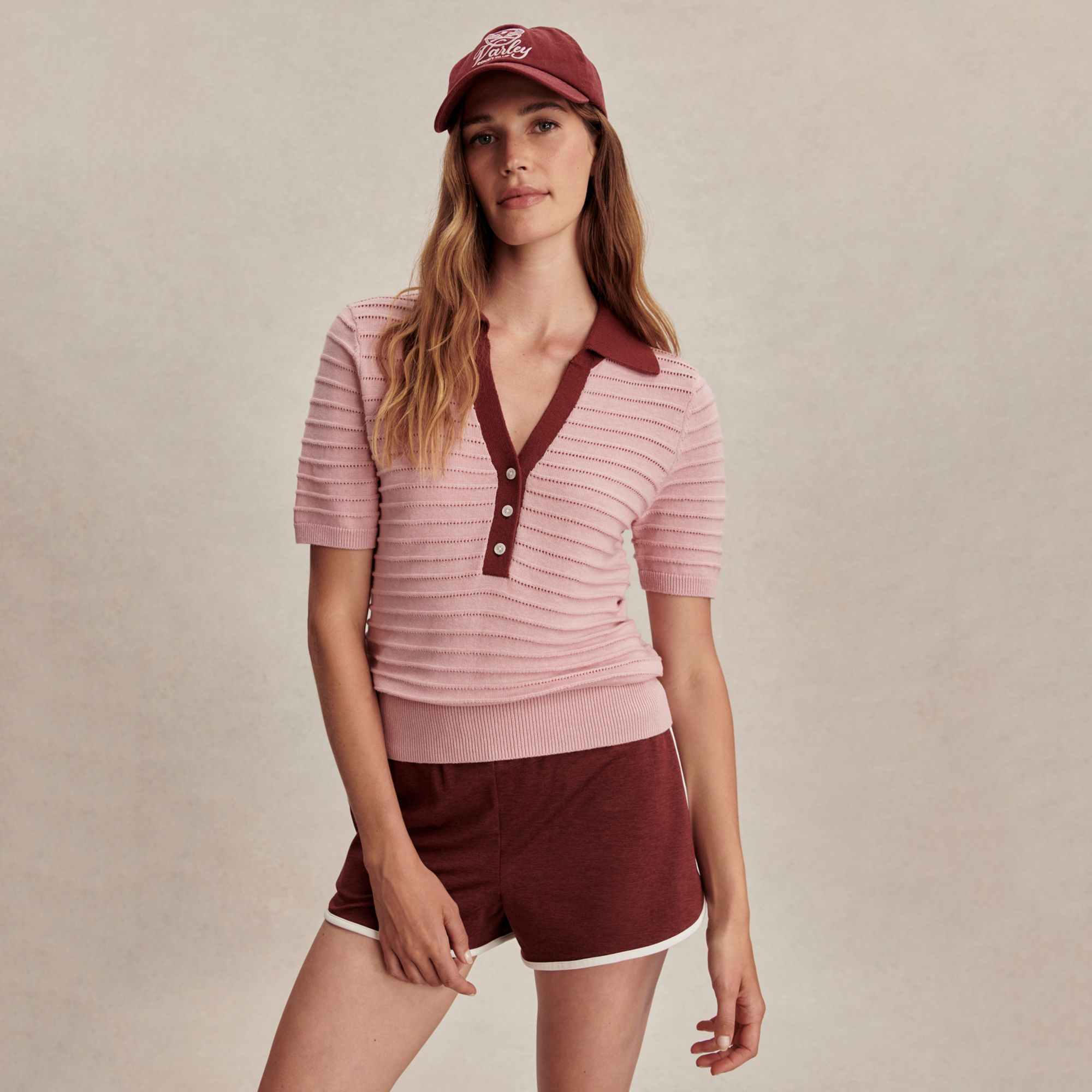 Varley Women's Wren Knit Short Sleeve Polo