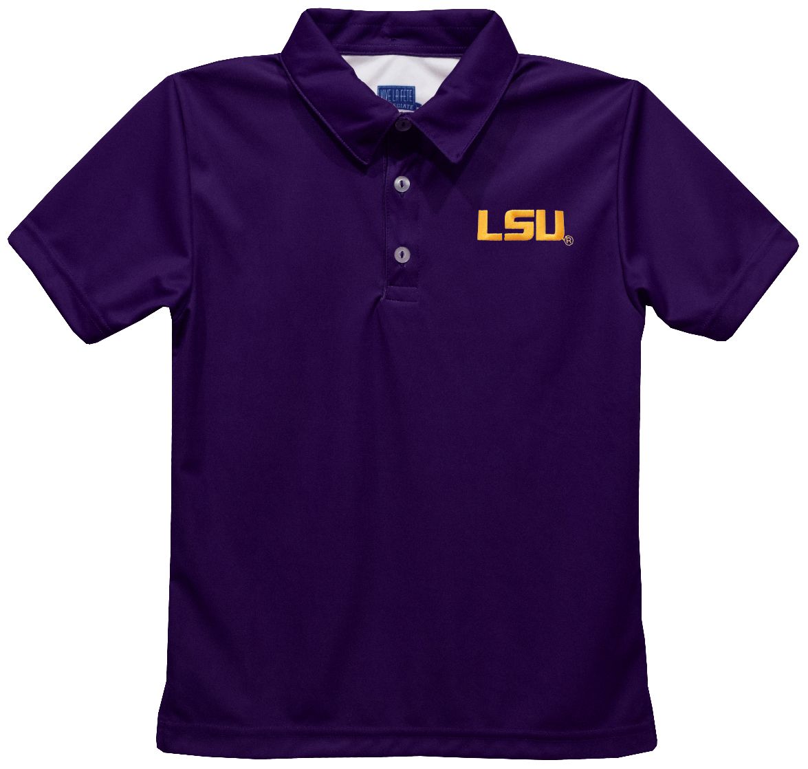 Vive La Fete Boys' LSU Tigers Purple Dave Polo