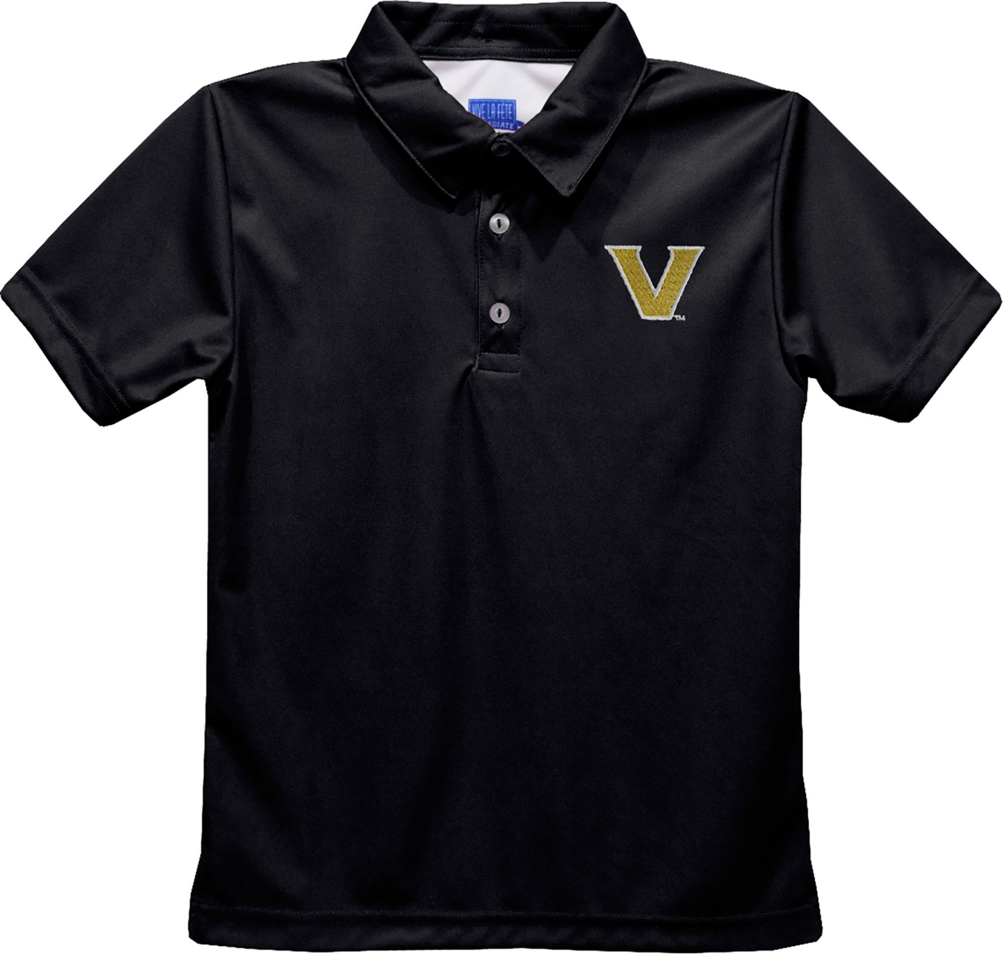 Vive La Fete Boys' Vanderbilt Commodores Black Polo