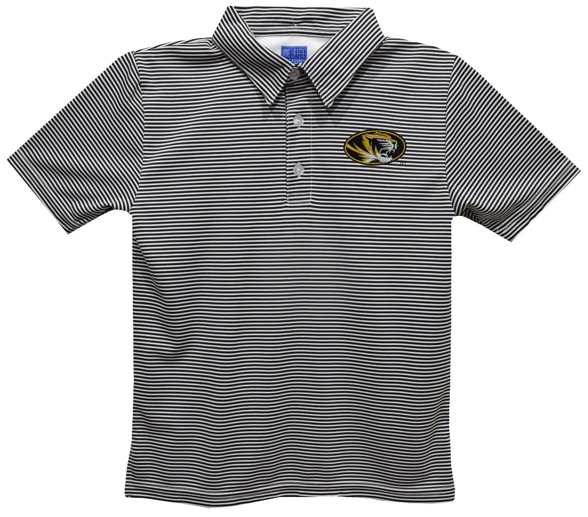 Vive La Fete Boys' Missouri Tigers Black Polo