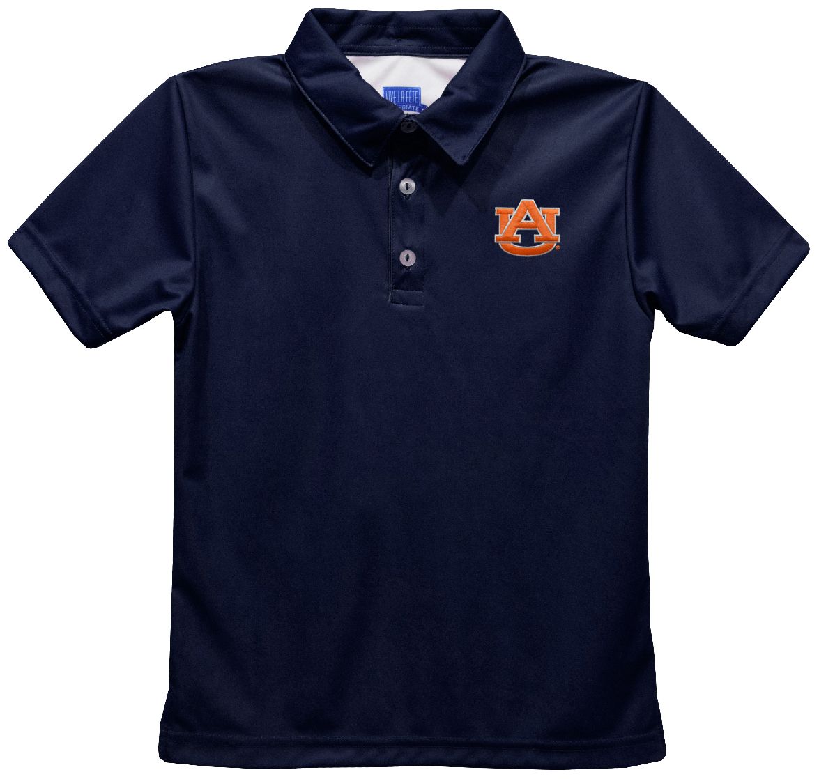 Vive La Fete Boys' Auburn Tigers Navy Dave Polo