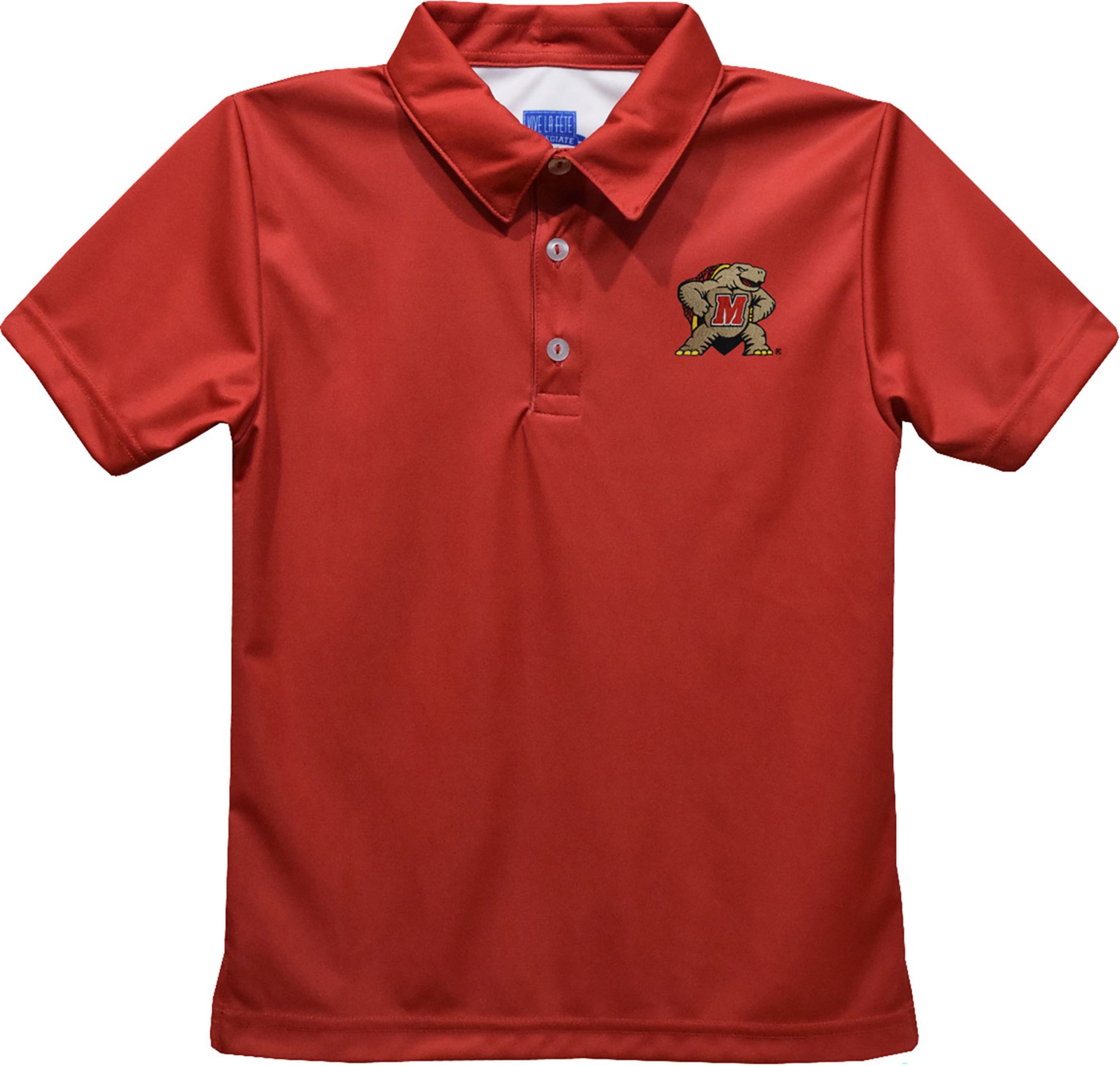 Vive La Fete Boys' Maryland Terrapins Red Dave Polo