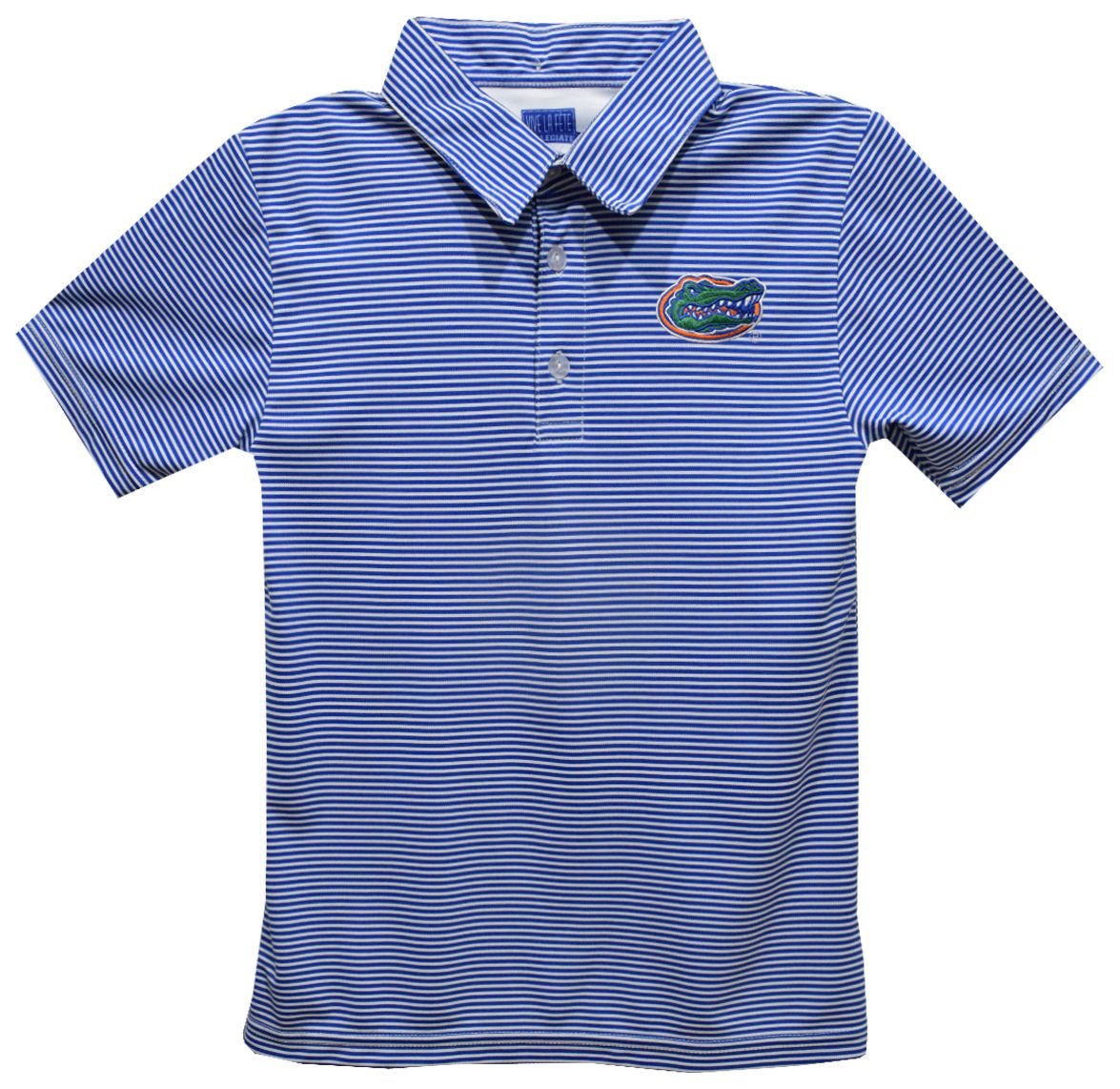 Vive La Fete Boys' Florida Gators Royal Stripe Polo