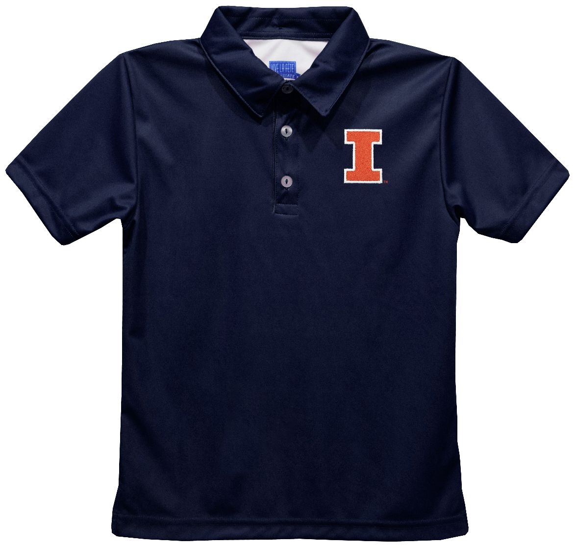 Vive La Fete Boys' Illinois Fighting Illini Navy Dave Polo