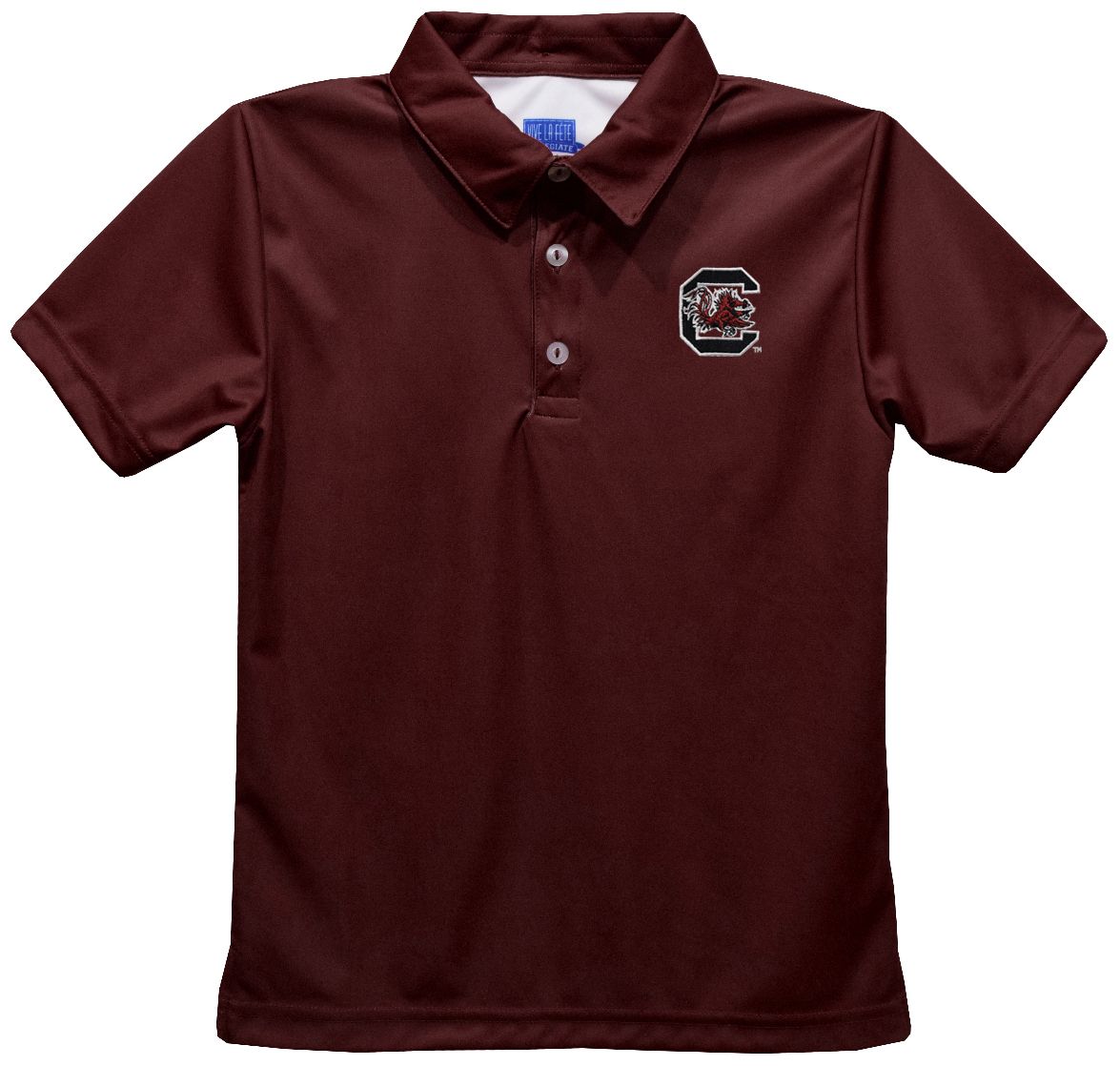 Vive La Fete Boys' South Carolina Gamecocks Maroon Polo