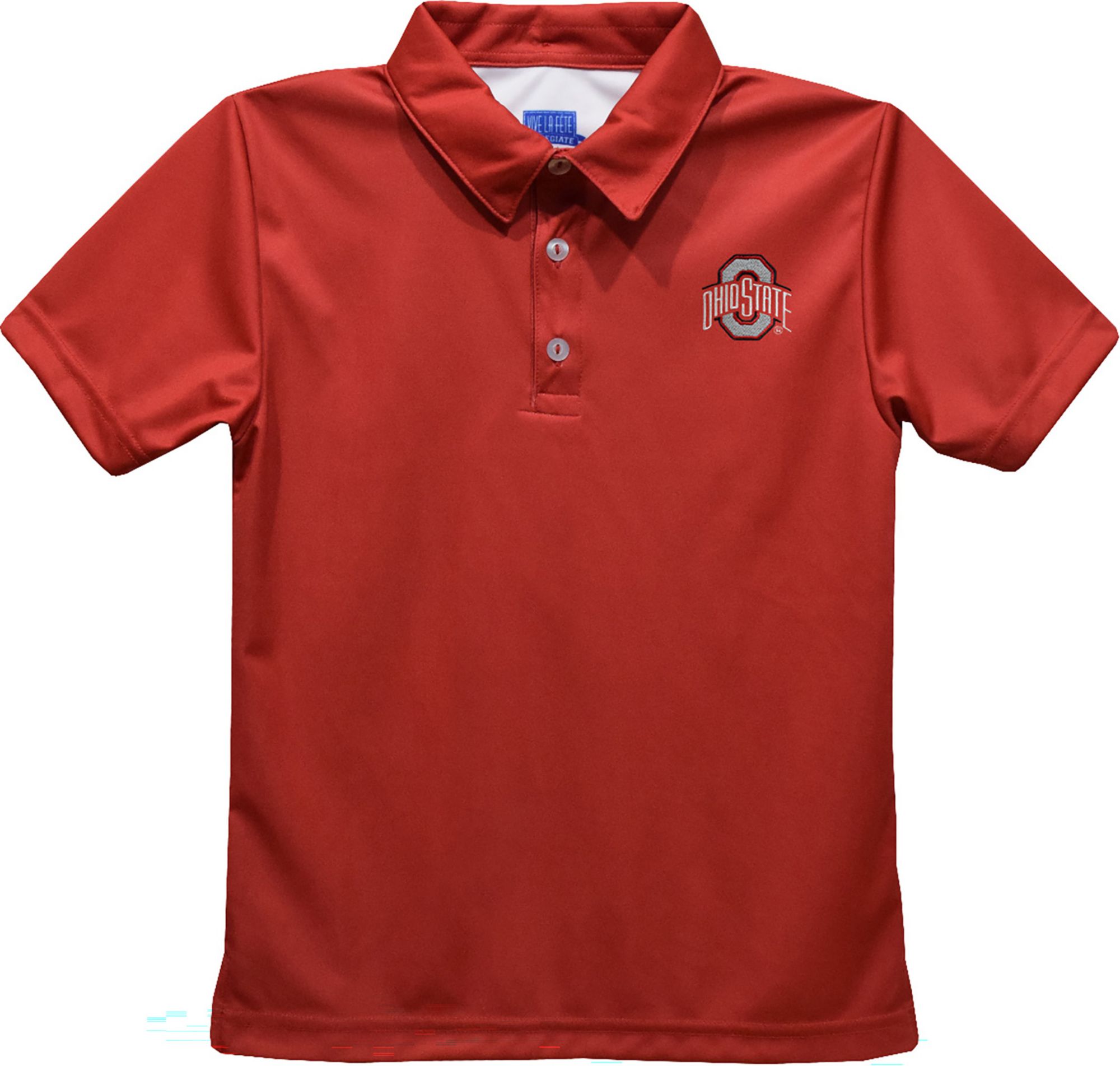 Vive La Fete Boys' Ohio State Buckeyes Red Polo