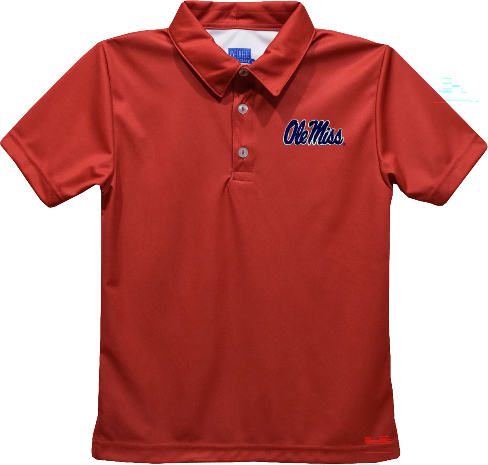Vive La Fete Boys' Ole Miss Rebels Red Polo