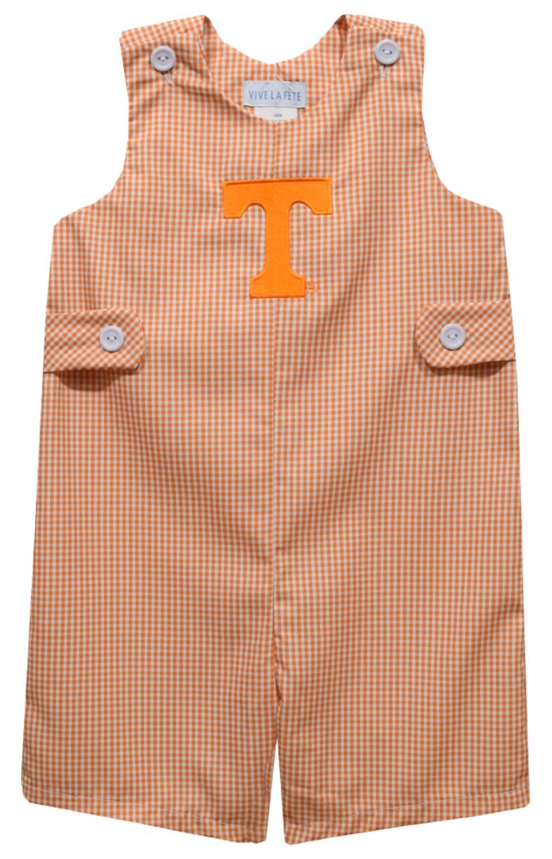 Vive La Fete Infant Tennessee Volunteers Orange John John Onesie