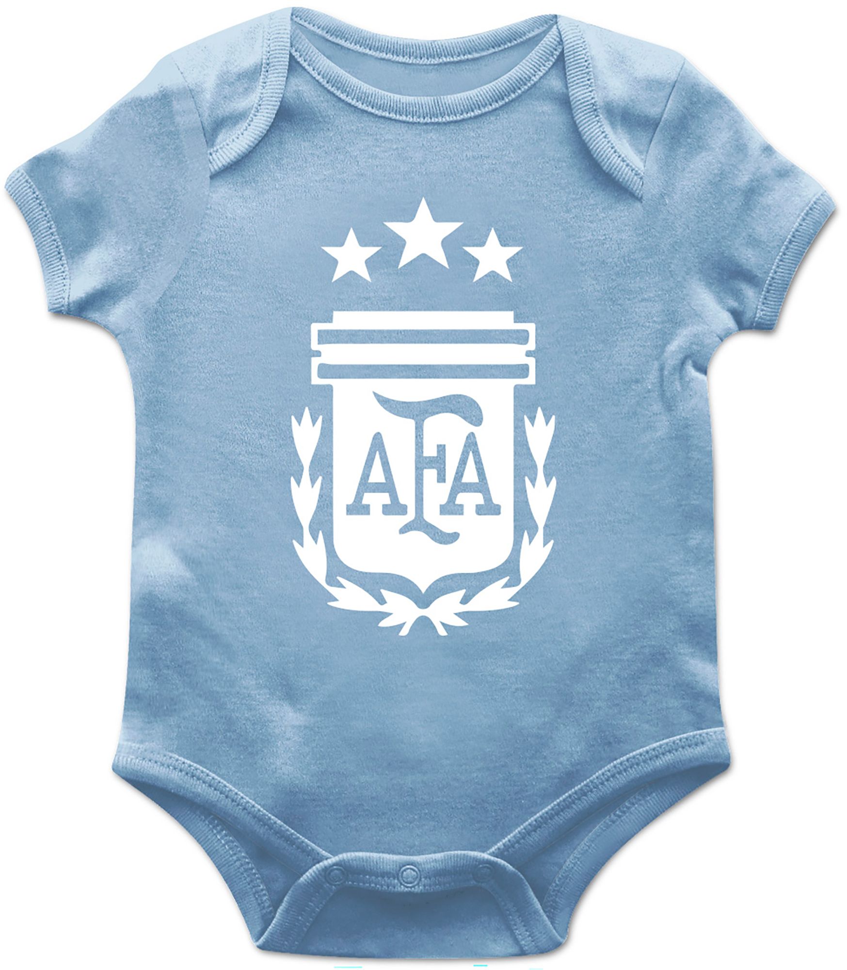 Viva La Fete Youth Argentina National Team Badge Light Blue Bodysuit
