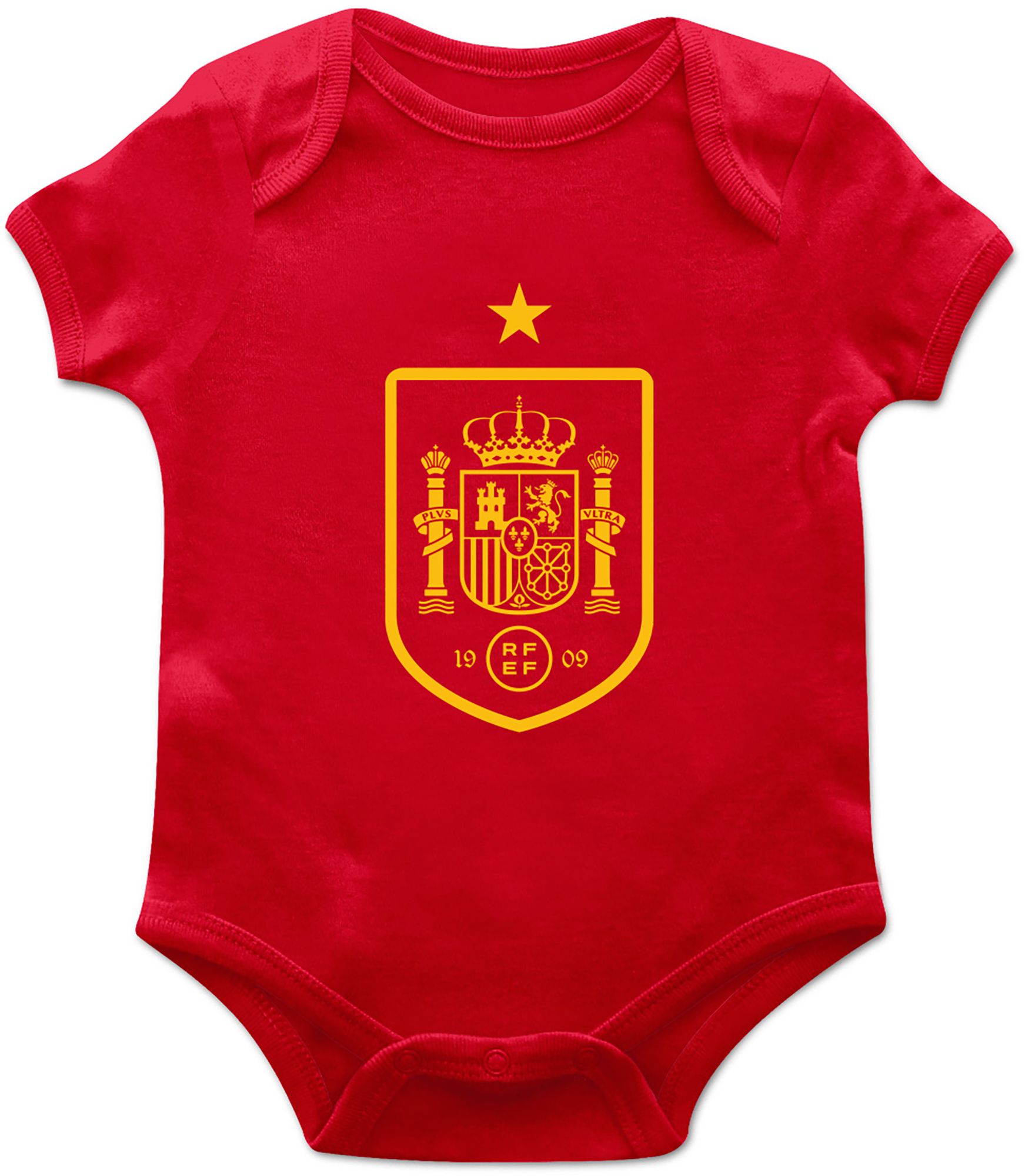 Vive La Fete Youth Spain National Team Badge Red Bodysuit