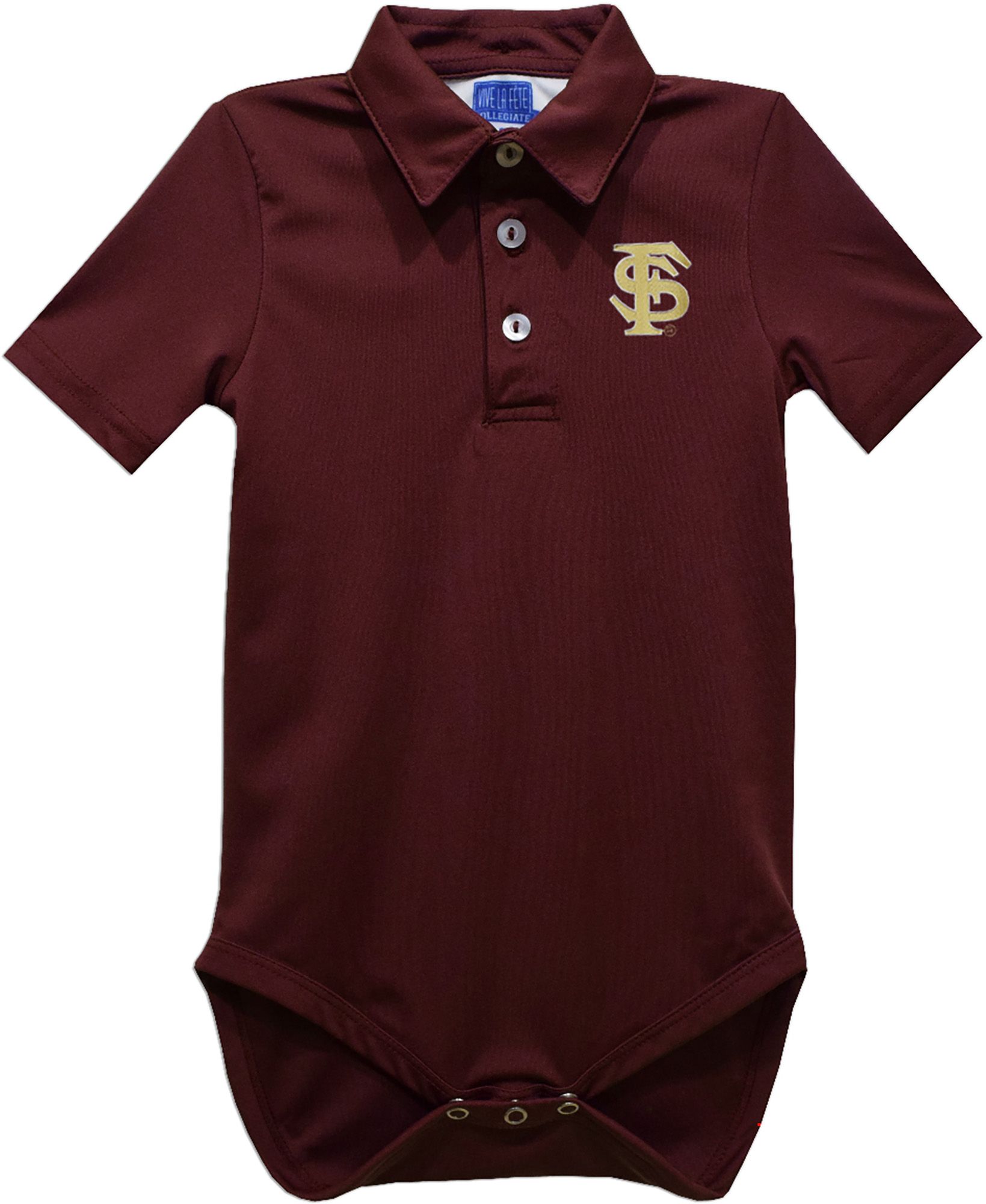 Vive La Fete Infant Florida State Seminoles Maroon Ted Polo Creeper