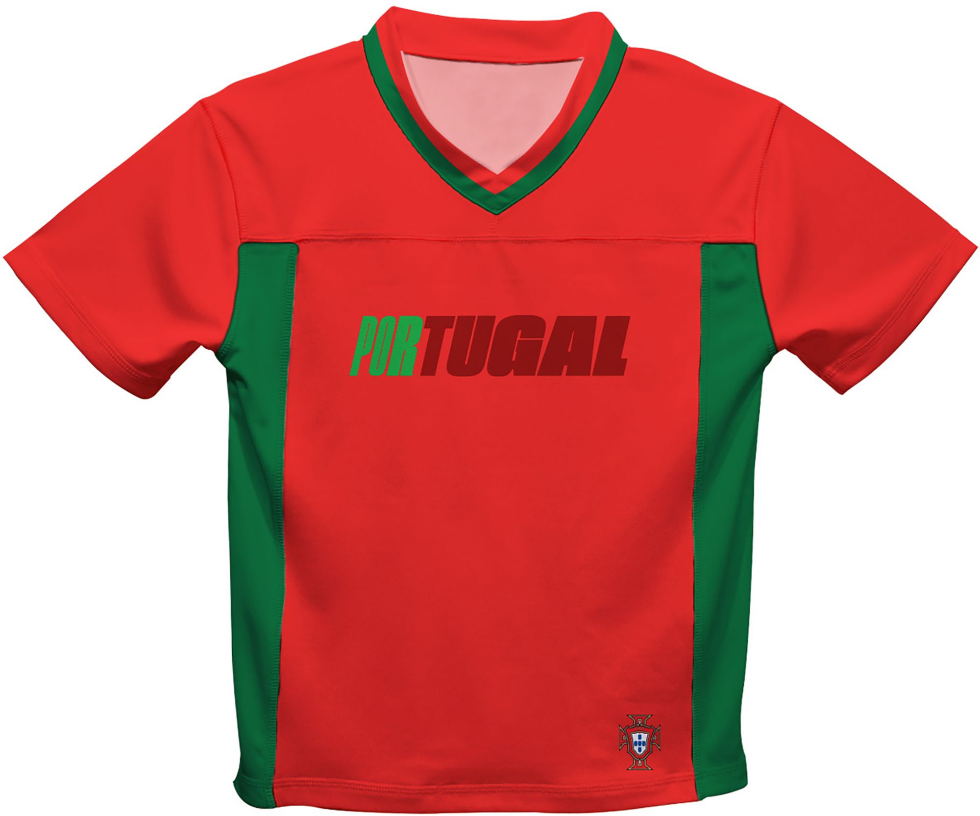 Viva La Fete Toddler Portugal National Team Mesh Football Red Jersey