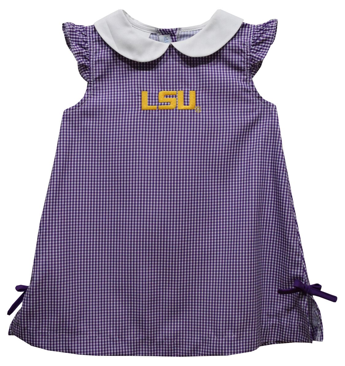 Vive La Fete Toddler LSU Tigers Purple A-Line Dress
