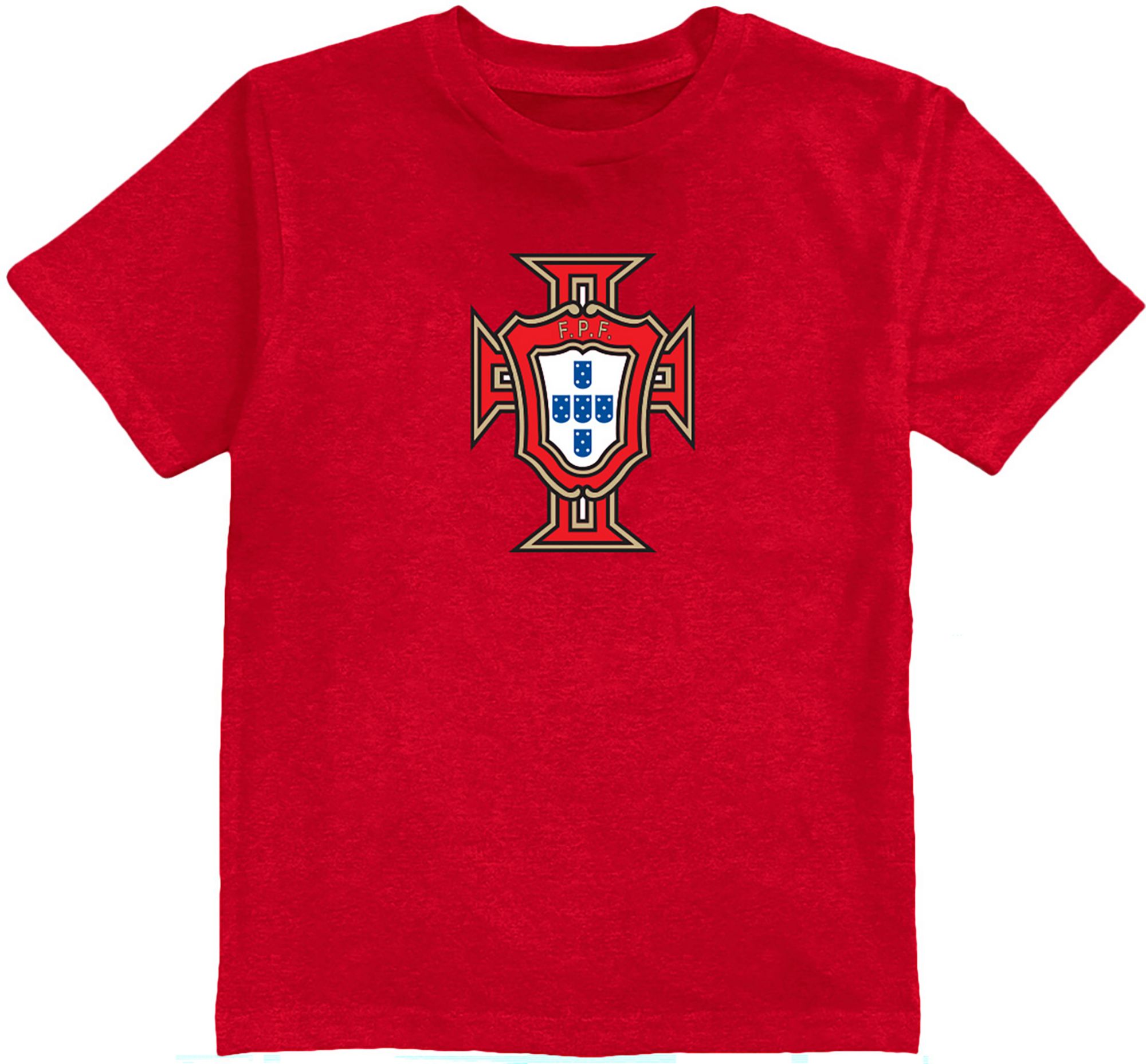 Vive La Fete Toddler Portugal National Team Badge Red T-Shirt
