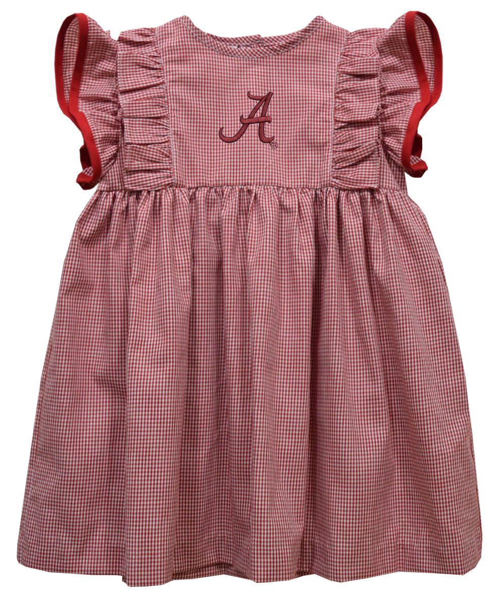 Vive La Fete Toddler Alabama Crimson Tide Red Ruffle Dress