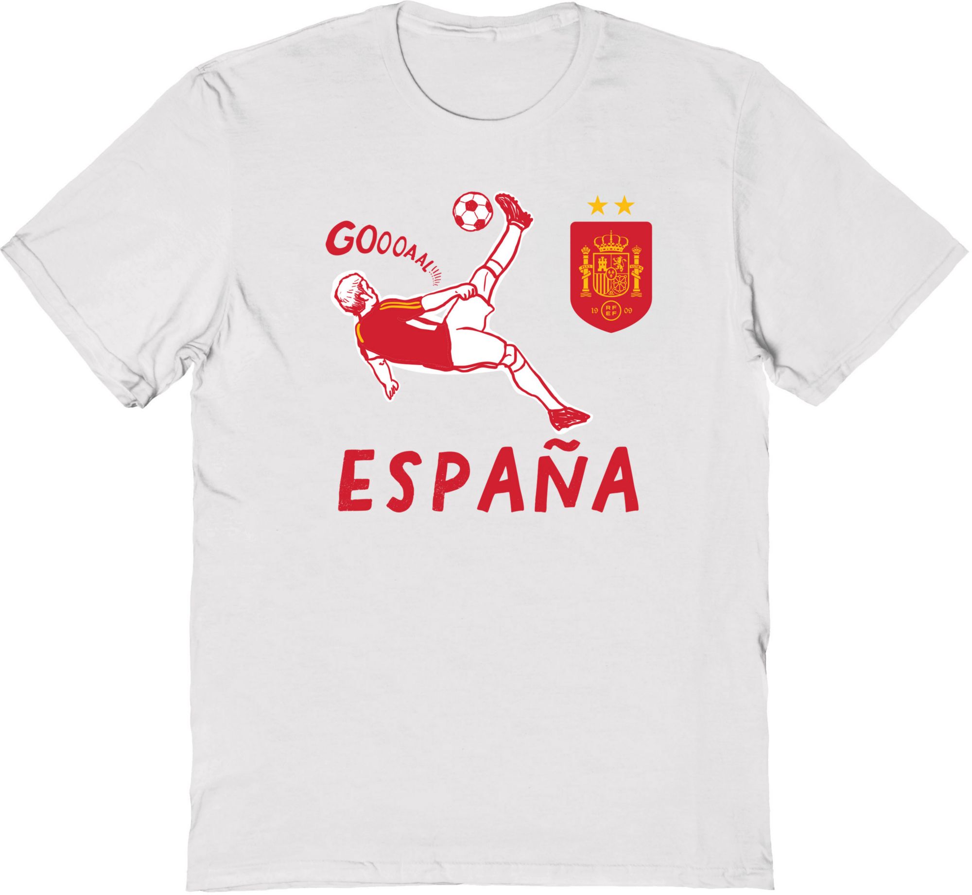 Viva La Fete Youth Spain National Team Chilena White T-Shirt